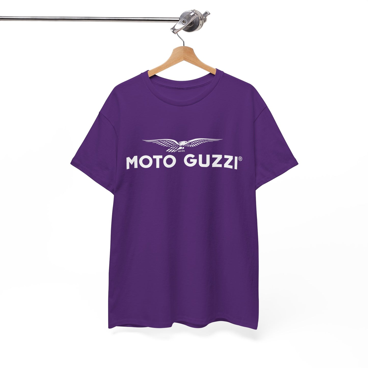 Moto Guzzi Heavy Cotton Logo Tee: Stylish, Durable, and Comfortable