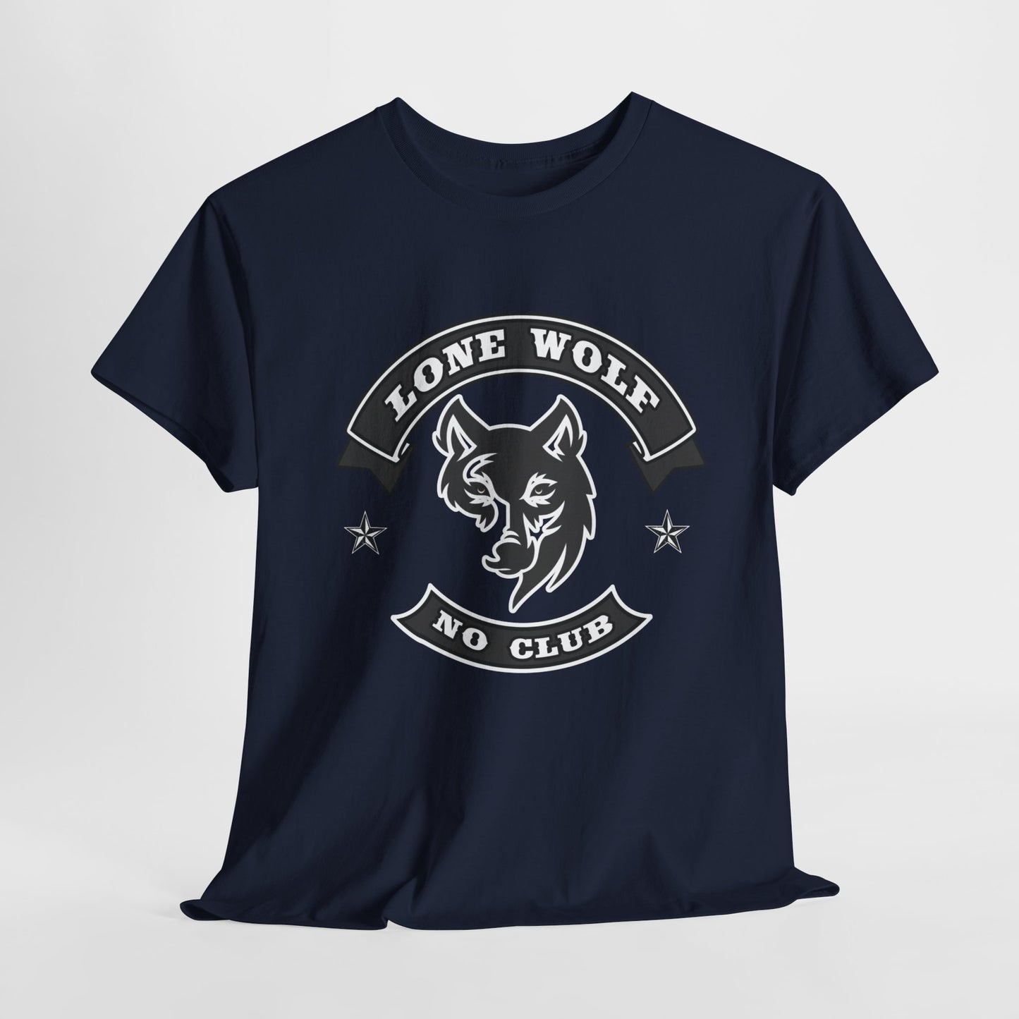 Lone Wolf Tee Shirt - Gildan® 5000 Heavy Cotton™, Classic Fit for the Independent Rider