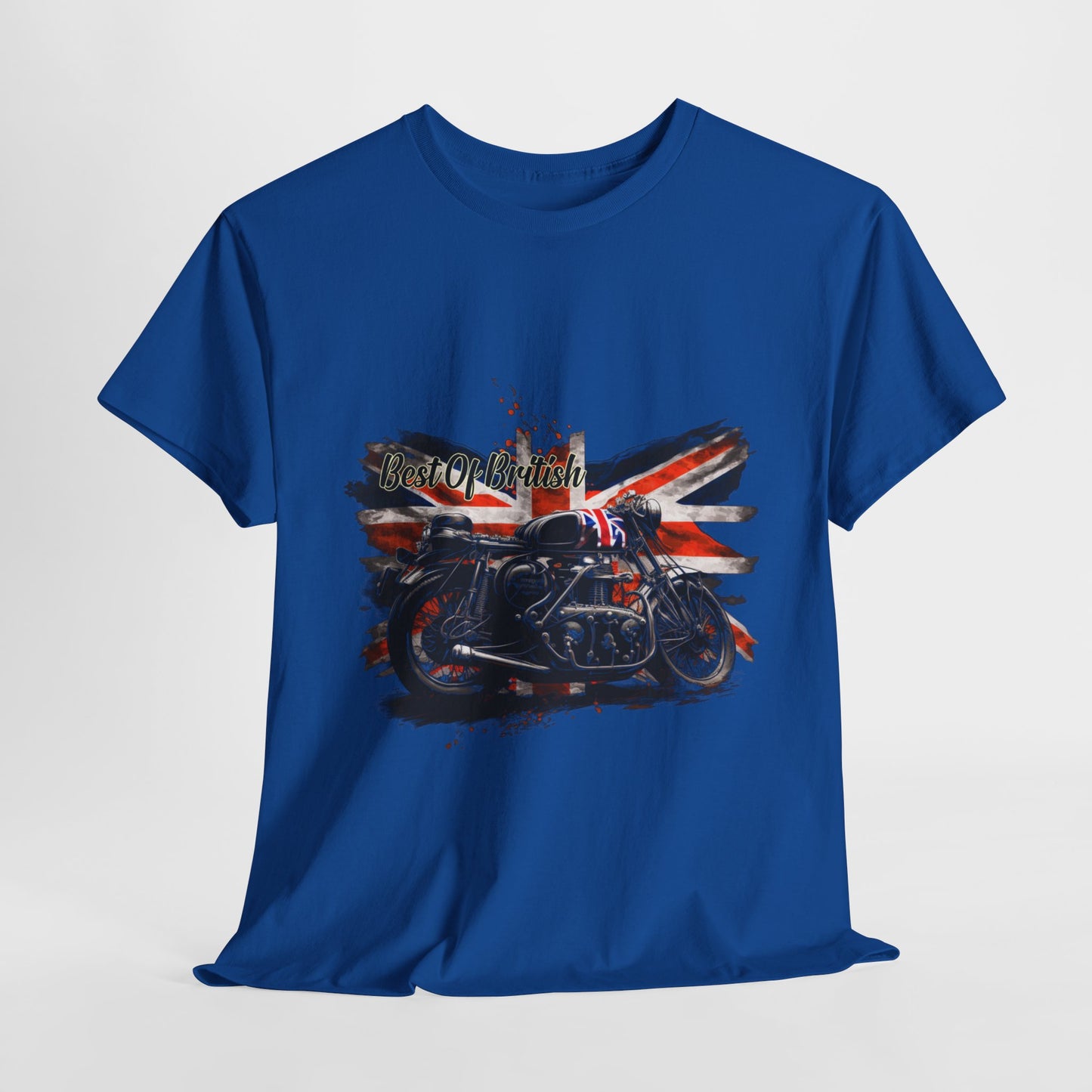 Classic Fit Best of British Biker Shirt - Double-Needle Hems