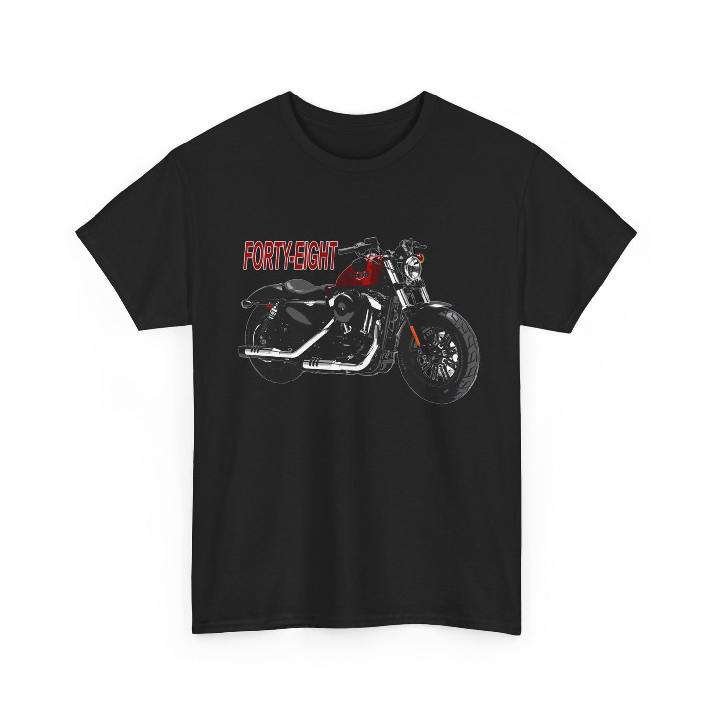 Harley Davidson 48 Unisex T-Shirt | Gildan® 5000 Heavy Cotton™ - Stylish & Comfortable, Great for Bikers of All Styles