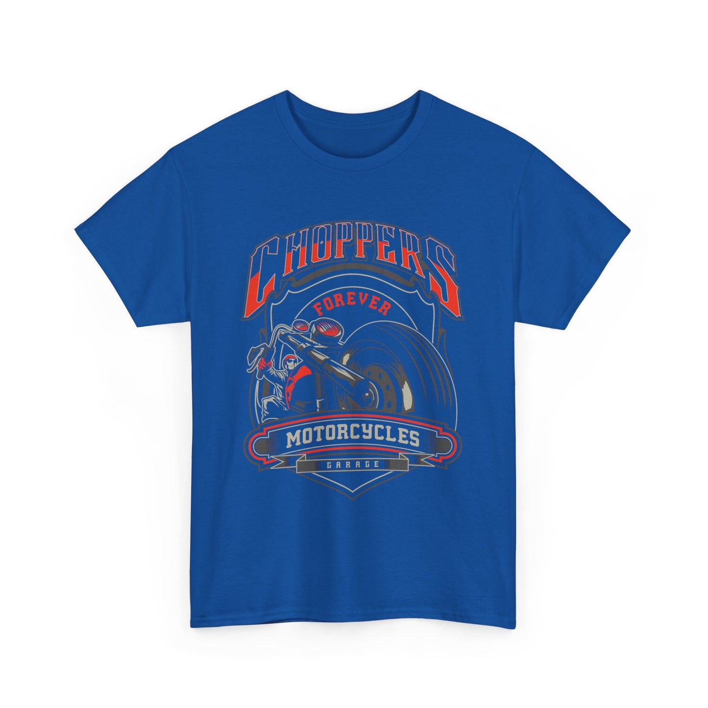 Choppers Forever Motorcycle T-Shirt - Quality Print, Classic Biker Fit