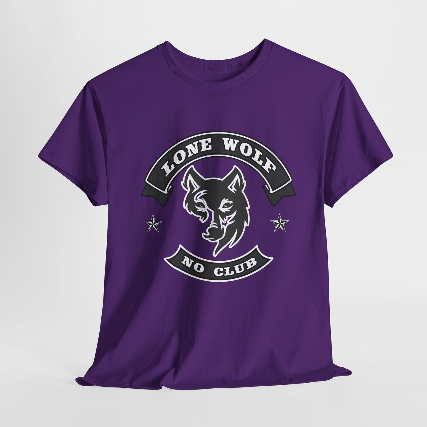 Lone Wolf Tee Shirt - Gildan® 5000 Heavy Cotton™, Classic Fit for the Independent Rider
