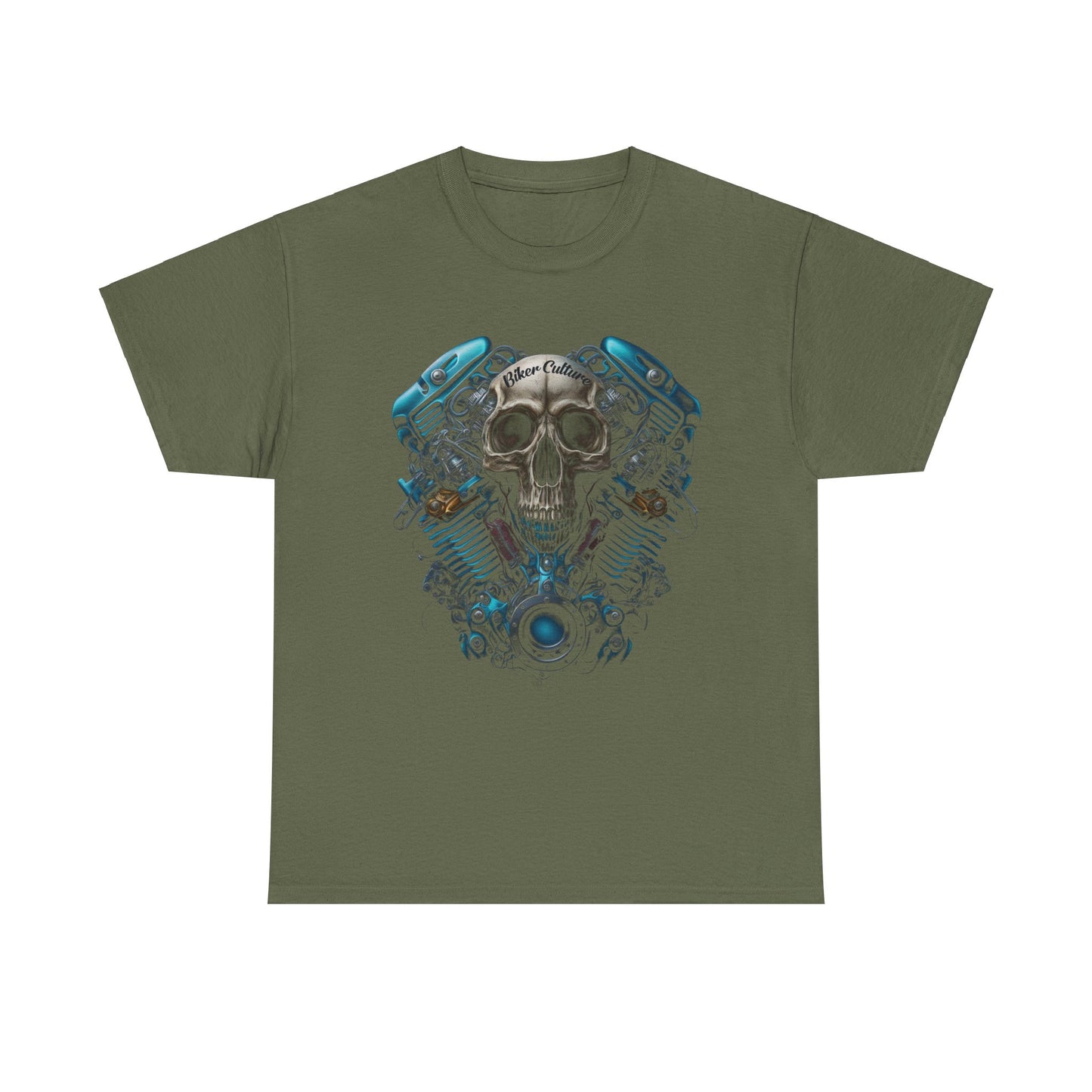 Biker Culture V-Twin Graphic Tee - Made with Midweight Fabric and Classic Fit