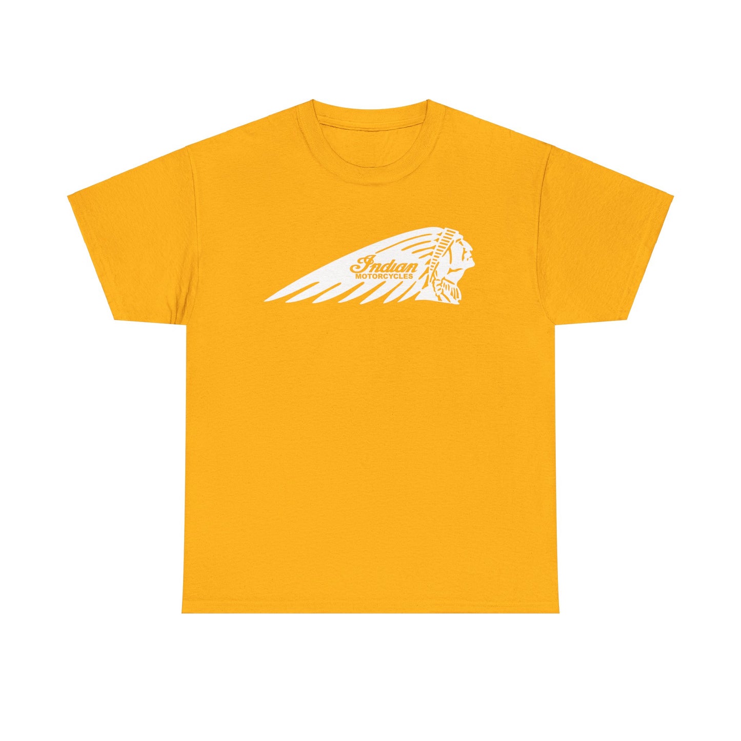 Indian Motorcycles Shirt | Gildan® 5000 Heavy Cotton™, Stylish Comfort for Bikers
