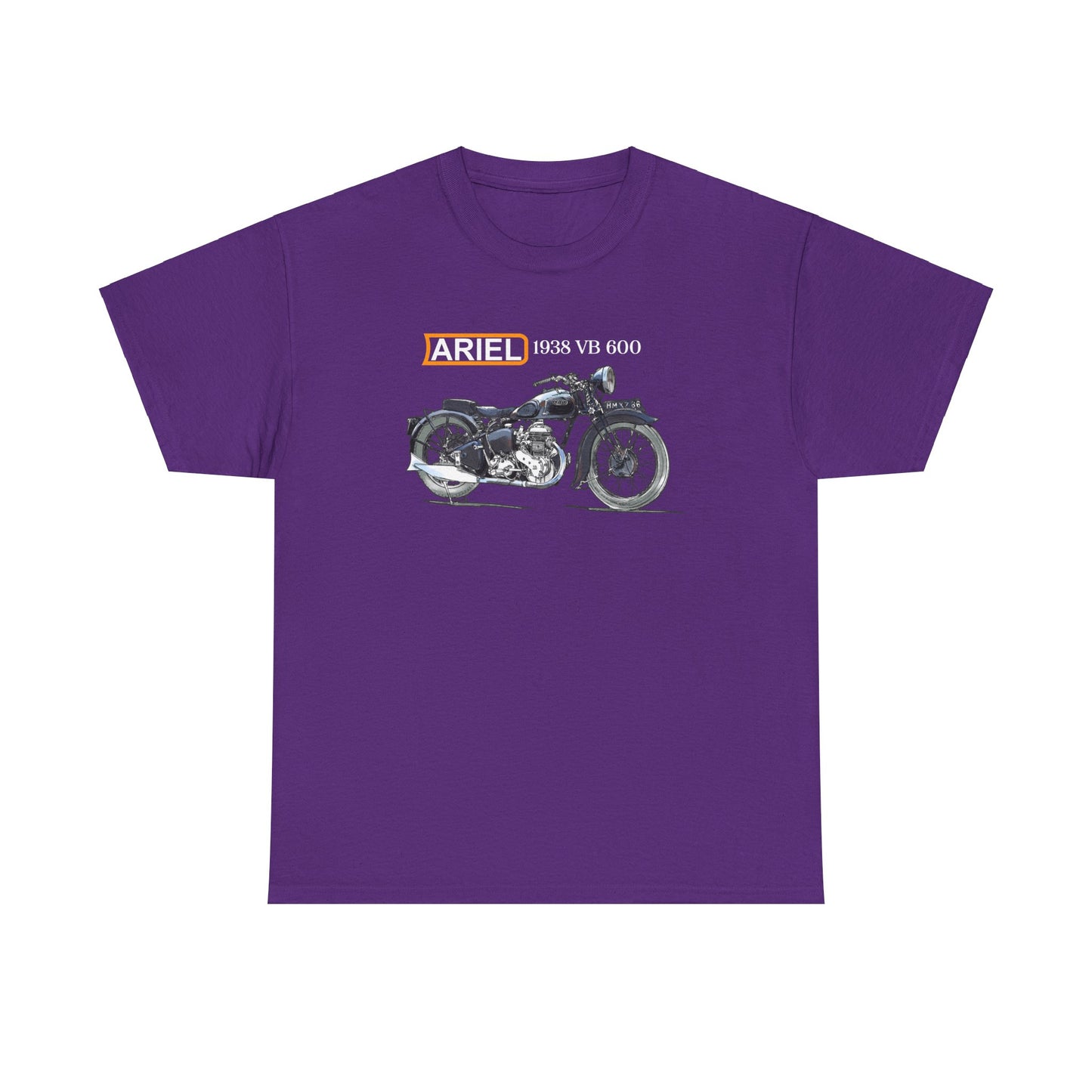 Ariel VB 1938 Vintage Motorcycle T-Shirt - Legendary Style for Riders