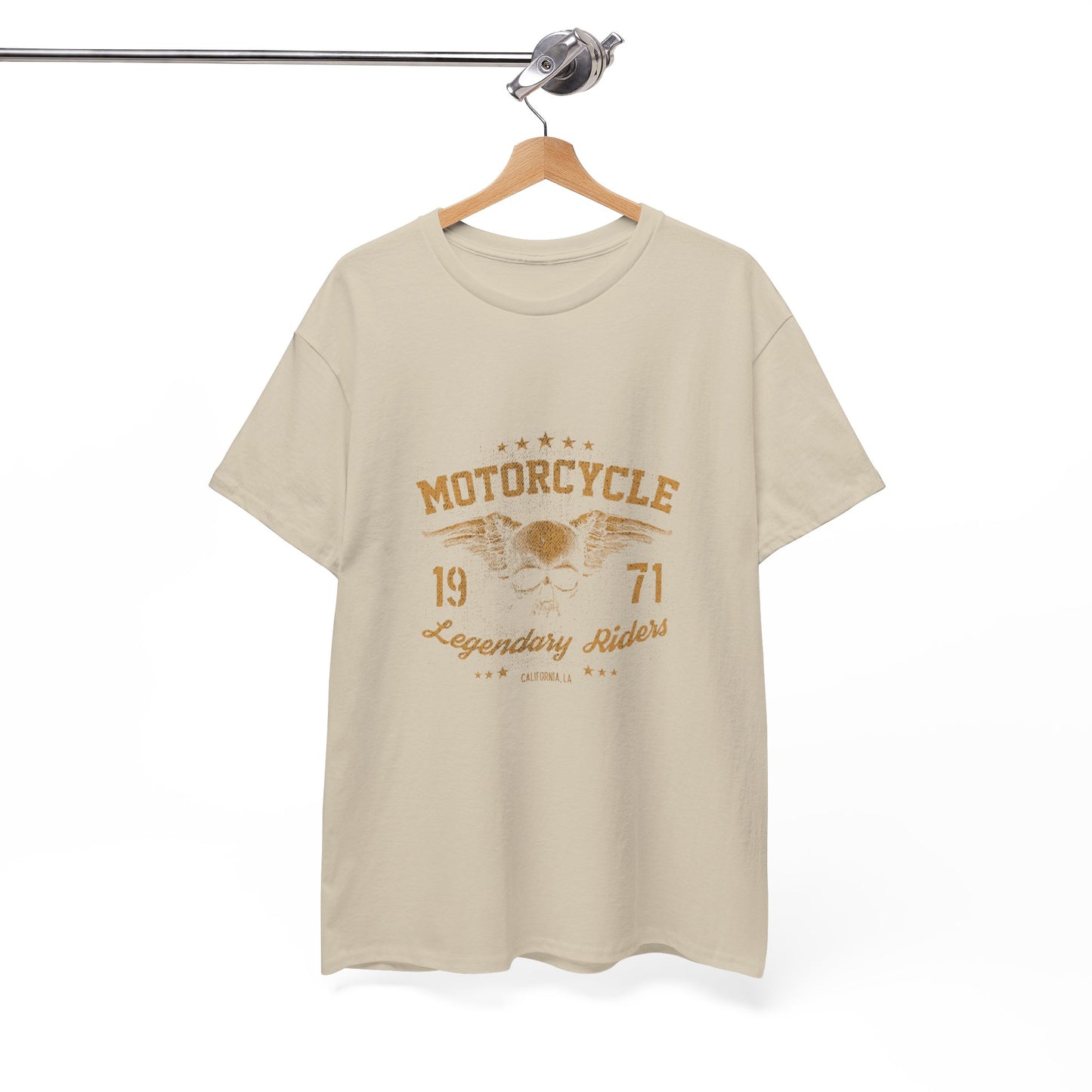 Classic Biker Vibes: Gildan® Heavy Cotton Motorcycle Legend 1971 Shirt