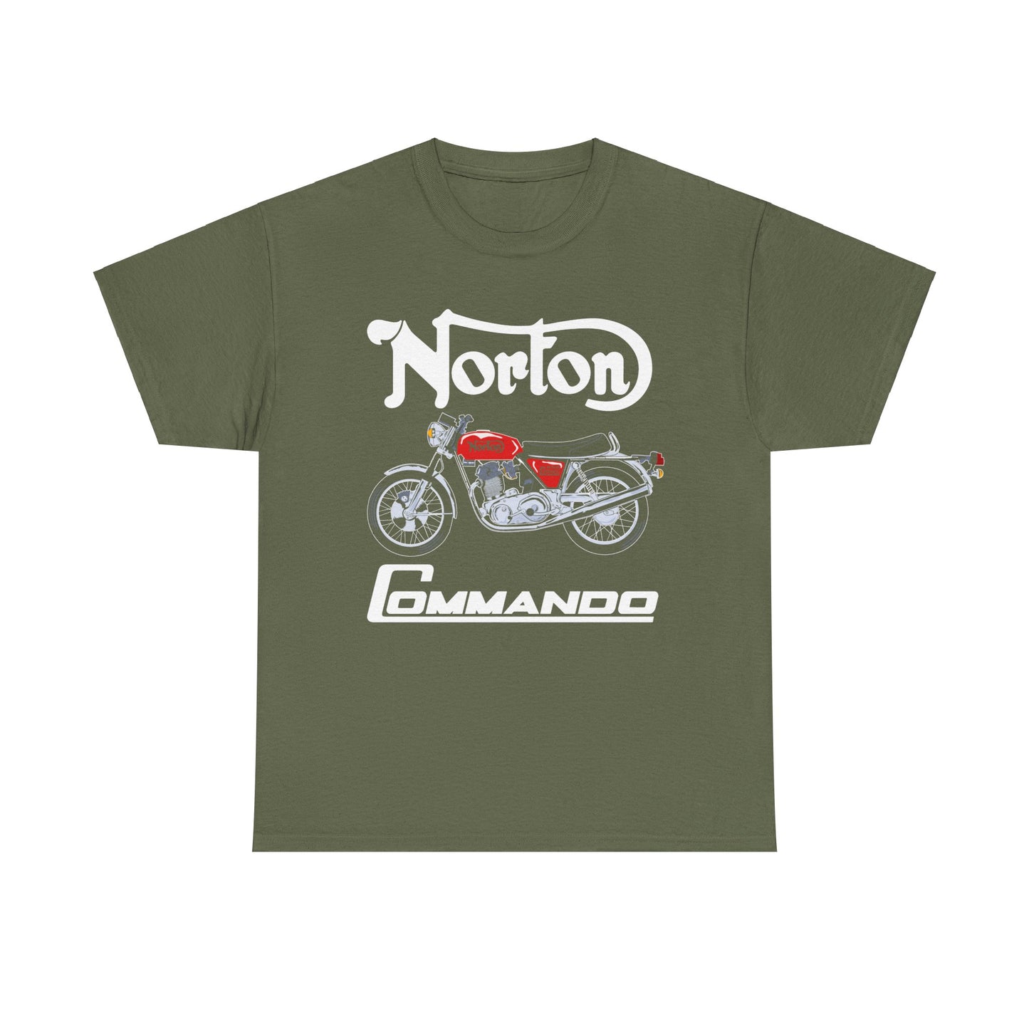 Norton Commando T-Shirt: Classic Fit with Gildan® 5000 Heavy Cotton™