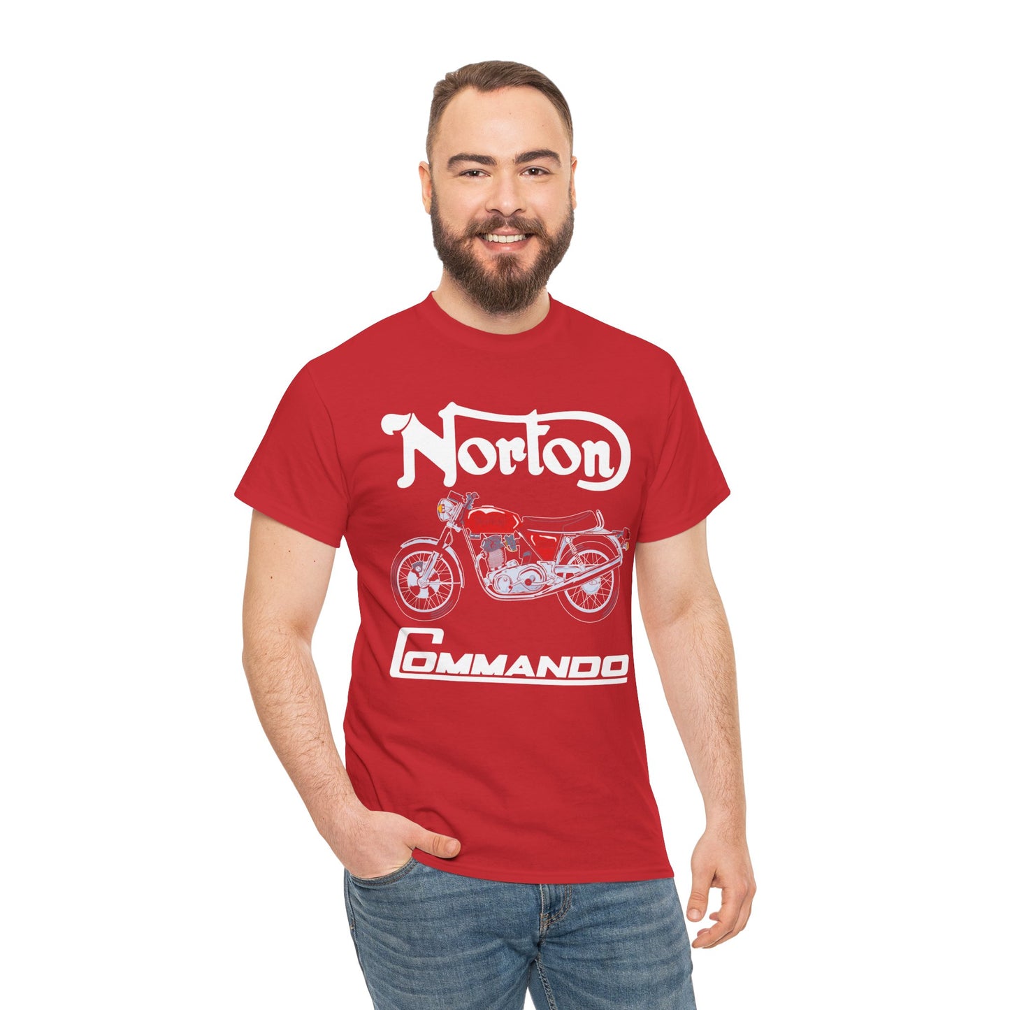 Norton Commando T-Shirt: Classic Fit with Gildan® 5000 Heavy Cotton™