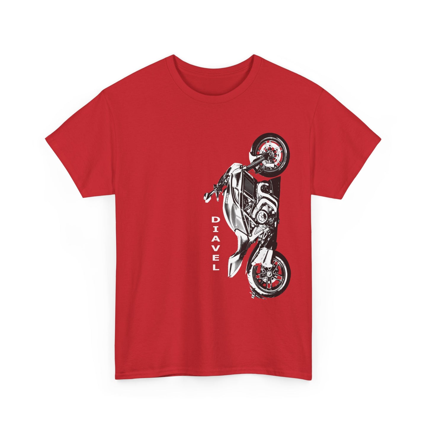 Ducati Diavel Biker T-Shirt | Gildan® 5000 Heavy Cotton™ - Rugged Style, Classic Fit for Motorcycle Lovers