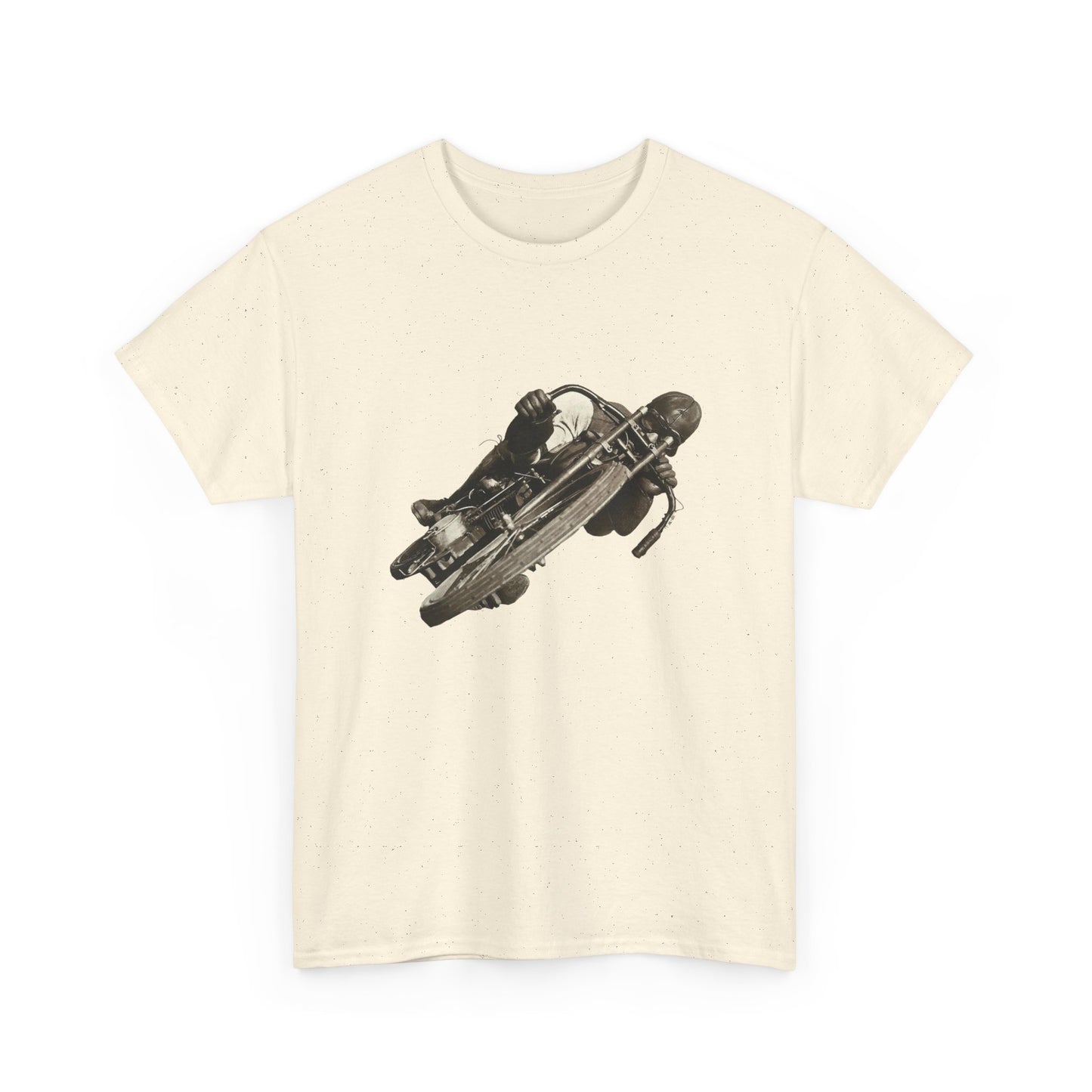 Stay Timeless with Leaning Hard Vintage Biker T-Shirt on Gildan 5000