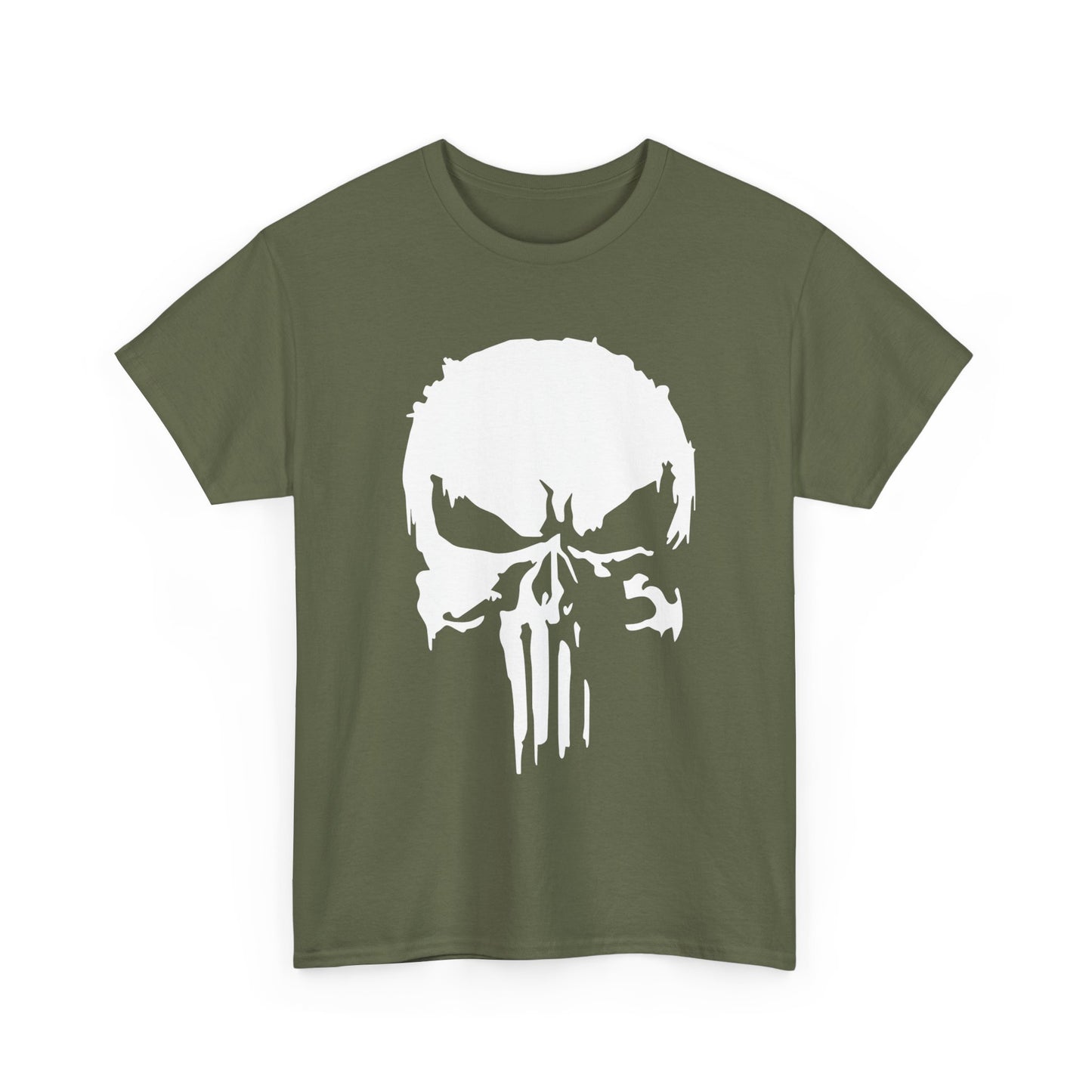 Edgy & Fierce: The Punisher Skull Tee | Gildan® 5000 Heavy Cotton™ - Classic Midweight Fabric for Comfort