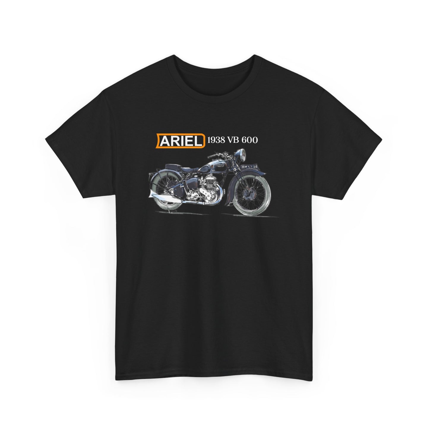 Ariel VB 1938 Vintage Motorcycle T-Shirt - Legendary Style for Riders