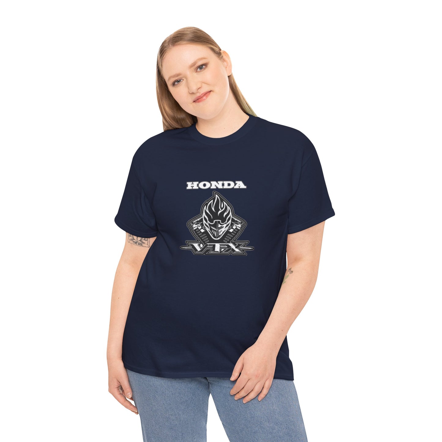 Honda VTX Logo Tee in Rib Collar Gildan® 5000 Fit