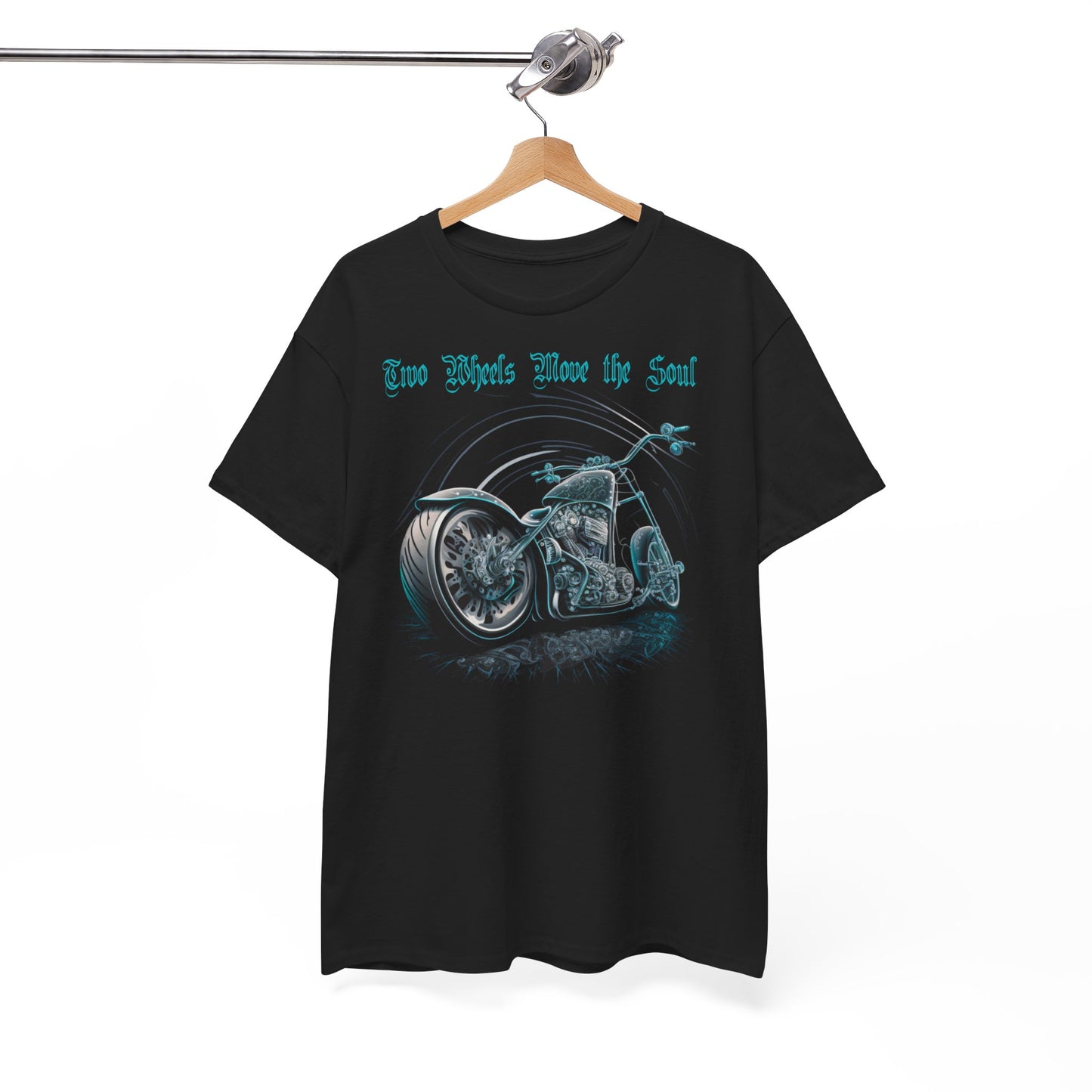 Two Wheels Moves The Soul T-Shirt | Classic Fit & Style
