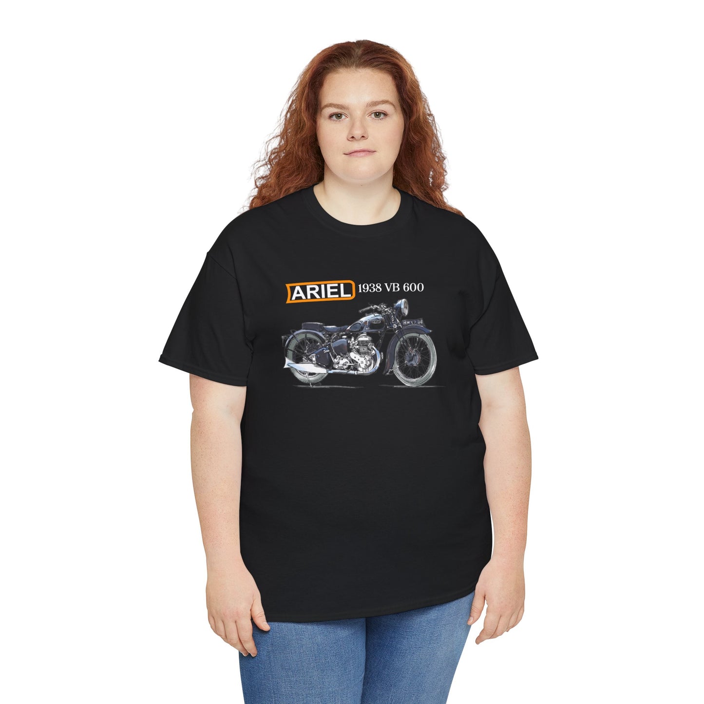 Ariel VB 1938 Vintage Motorcycle T-Shirt - Legendary Style for Riders