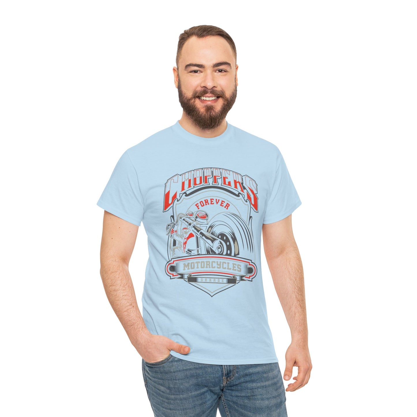 Choppers Forever Motorcycle T-Shirt - Quality Print, Classic Biker Fit