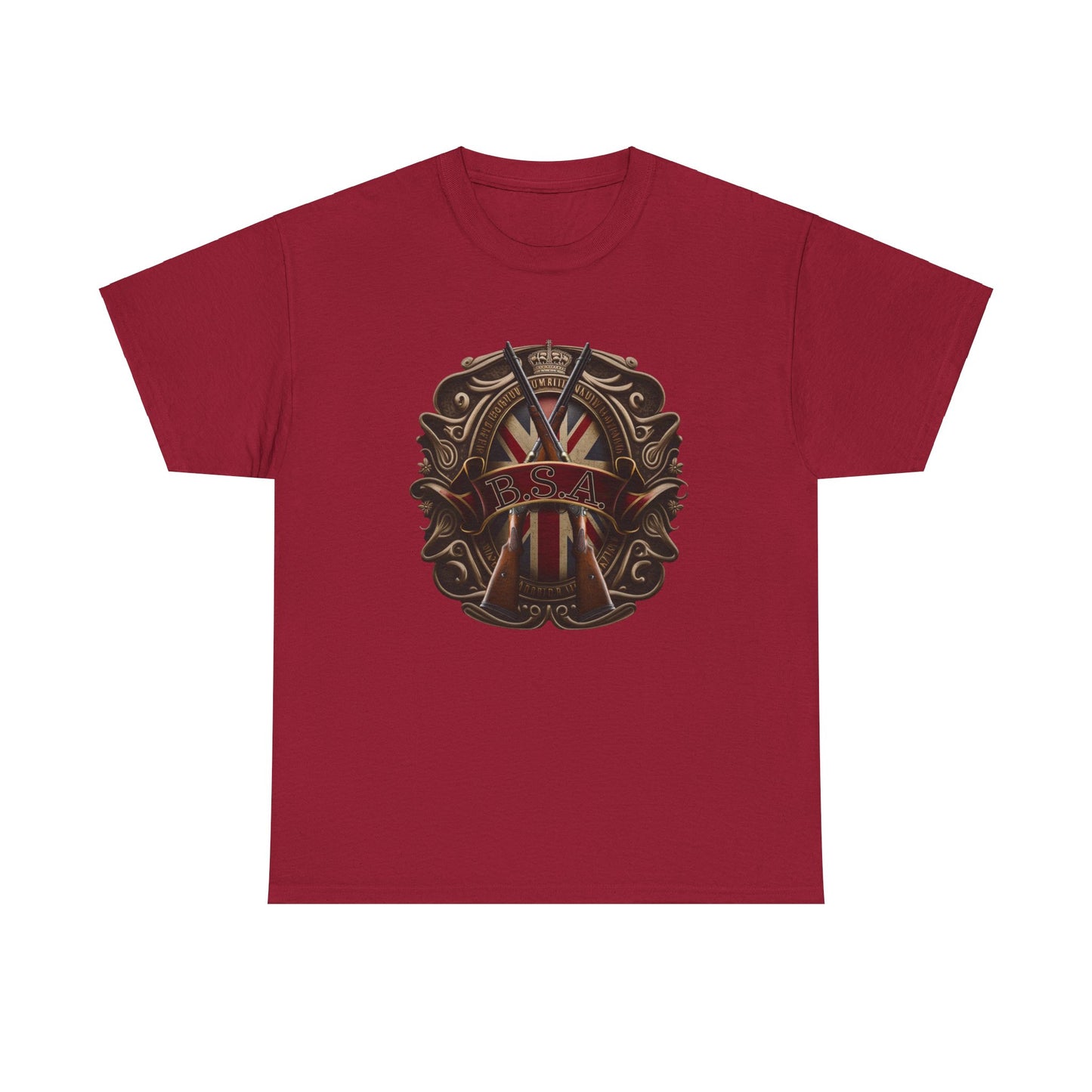 Classic BSA Motorcycles T-Shirt - Gildan® 5000 Heavy Cotton™, Perfect for Riders & Collectors