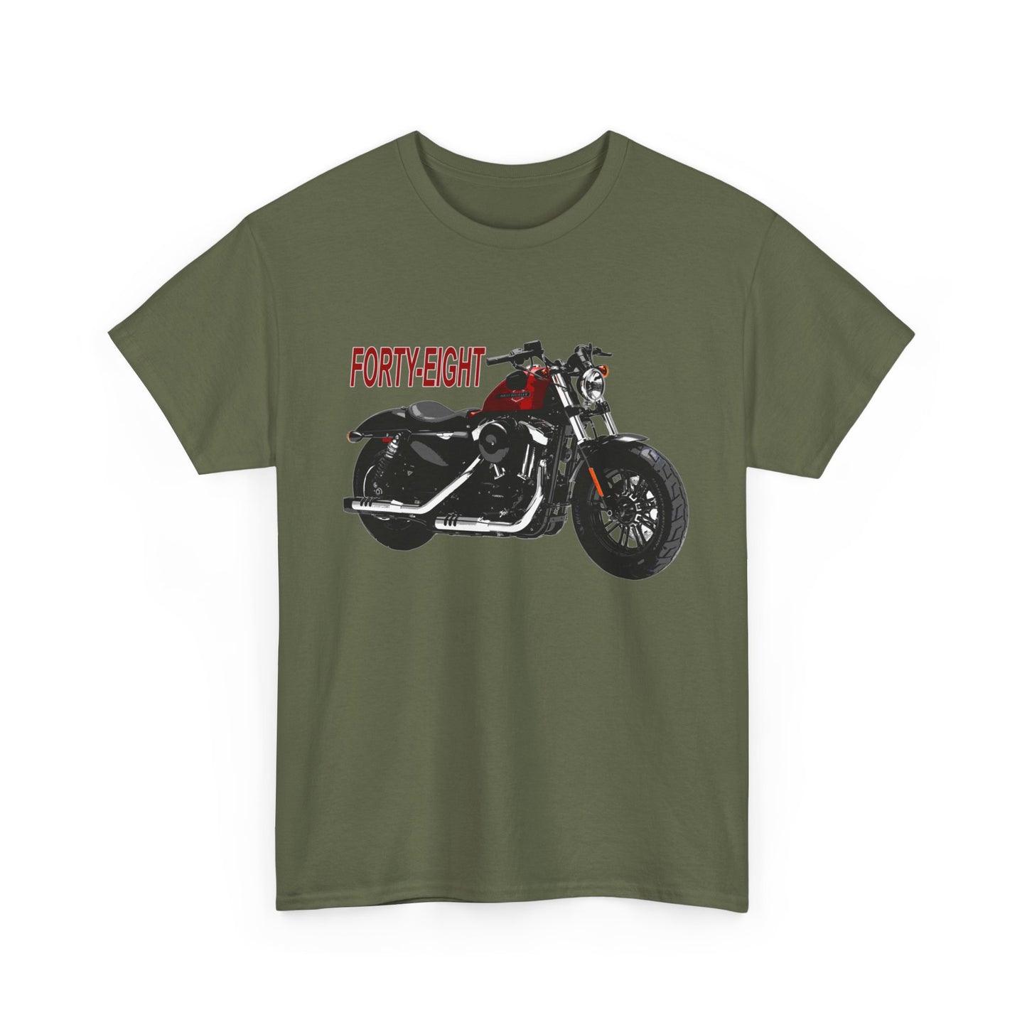 Harley Davidson 48 Unisex T-Shirt | Gildan® 5000 Heavy Cotton™ - Stylish & Comfortable, Great for Bikers of All Styles