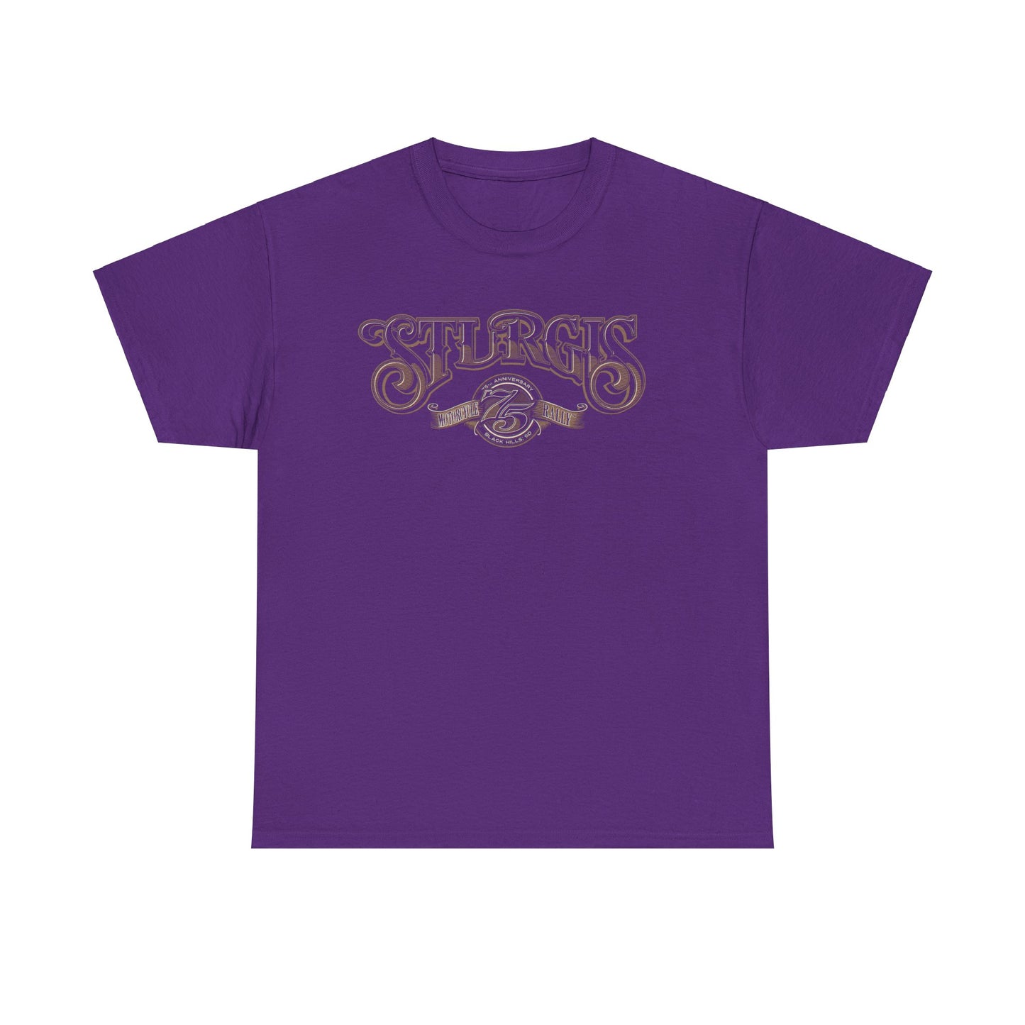 Sturgis 75th Tee - Gildan® 5000 Heavy Cotton™, Classic Midweight Fabric