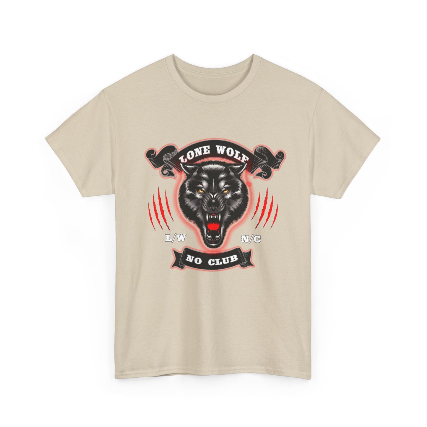 Lone Wolf, No Club Classic Tee