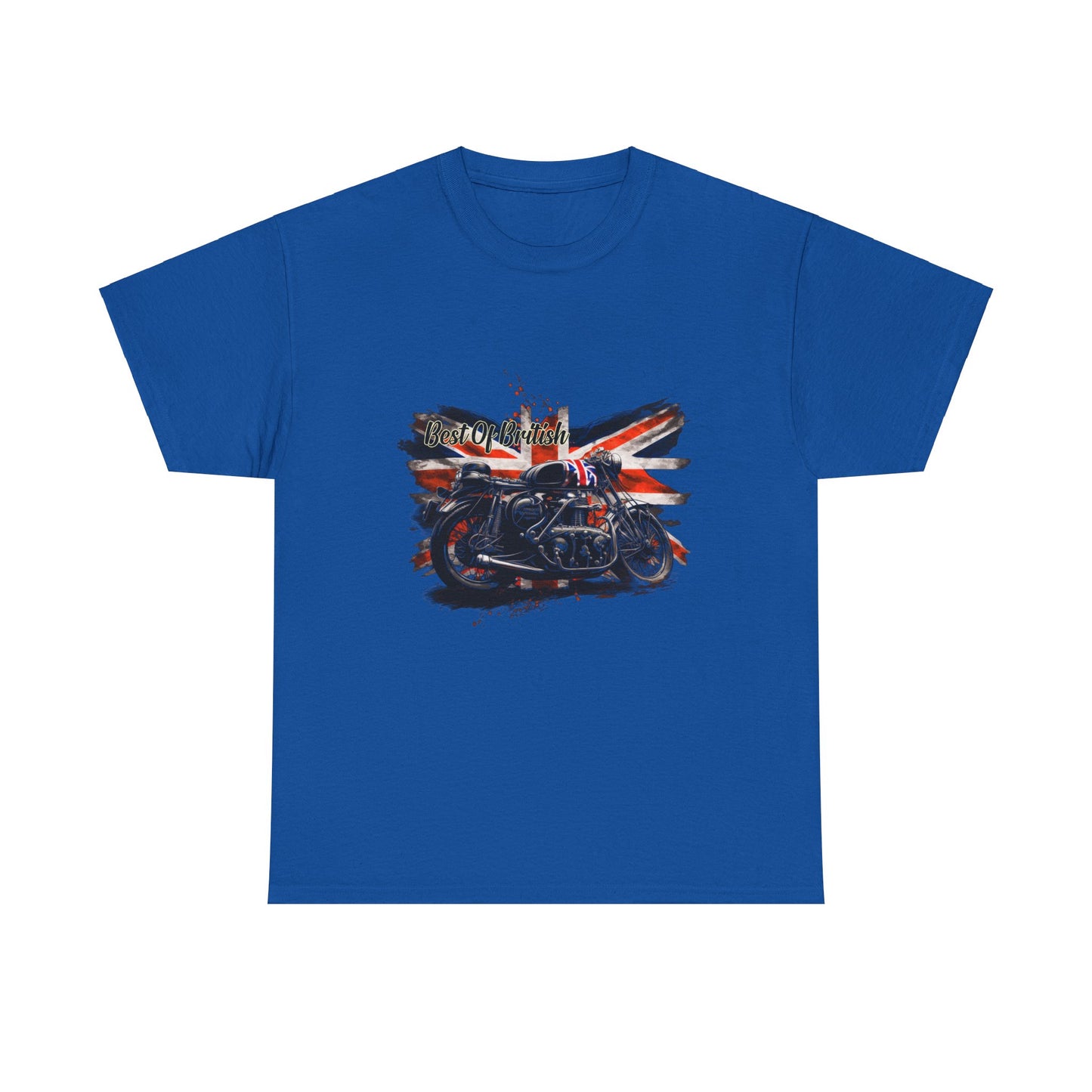 Classic Fit Best of British Biker Shirt - Double-Needle Hems