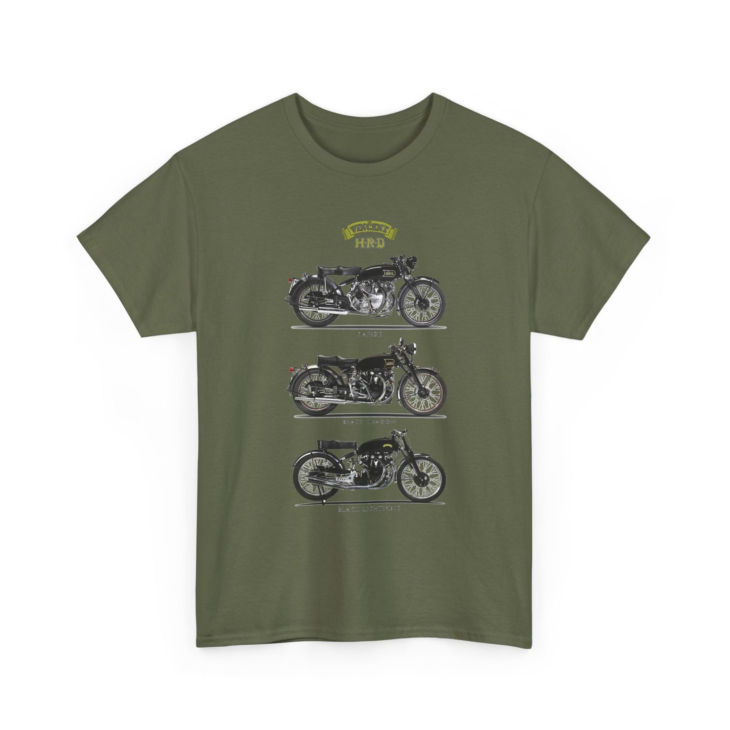 Elevate Your Style with Vincent HRD Vintage Poster Tee with Gildan® 5000's Classic Fit