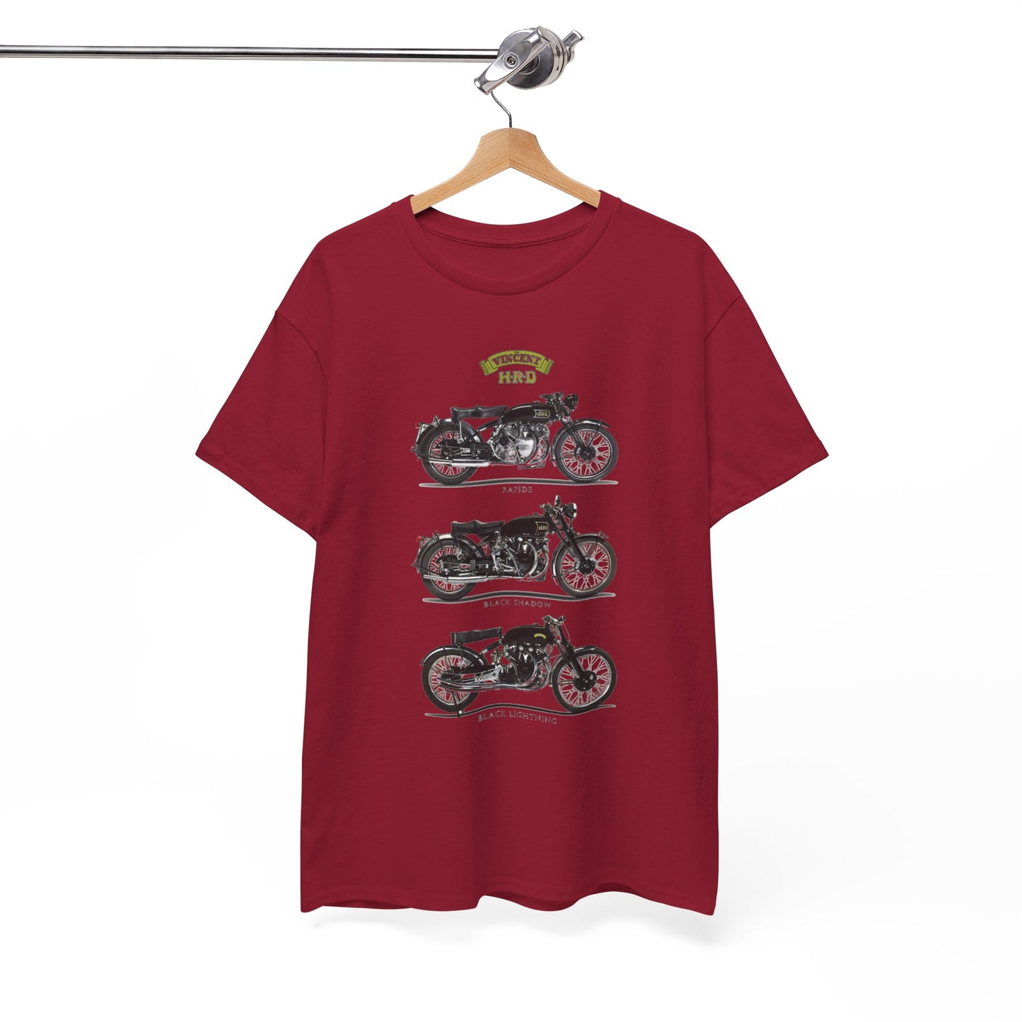 Elevate Your Style with Vincent HRD Vintage Poster Tee with Gildan® 5000's Classic Fit
