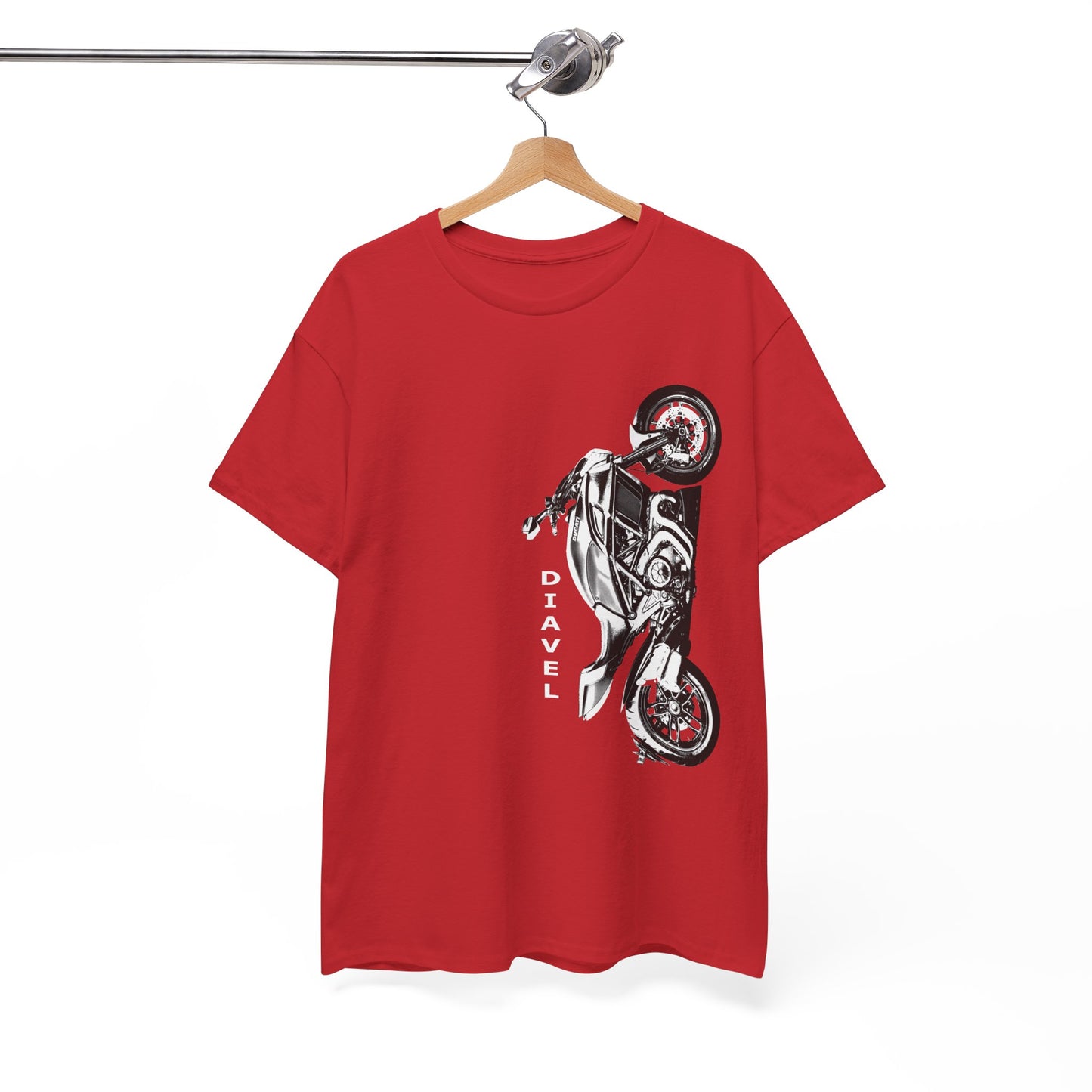 Ducati Diavel Biker T-Shirt | Gildan® 5000 Heavy Cotton™ - Rugged Style, Classic Fit for Motorcycle Lovers