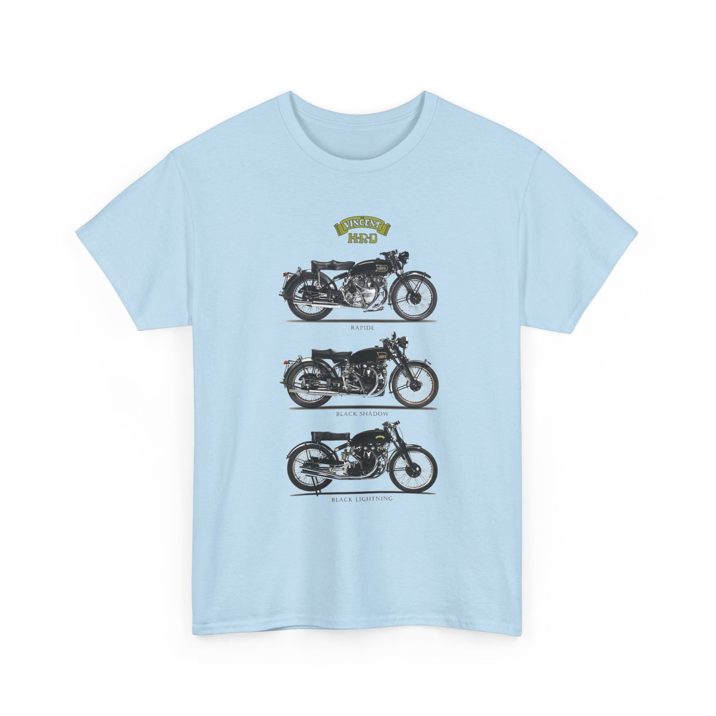 Elevate Your Style with Vincent HRD Vintage Poster Tee with Gildan® 5000's Classic Fit