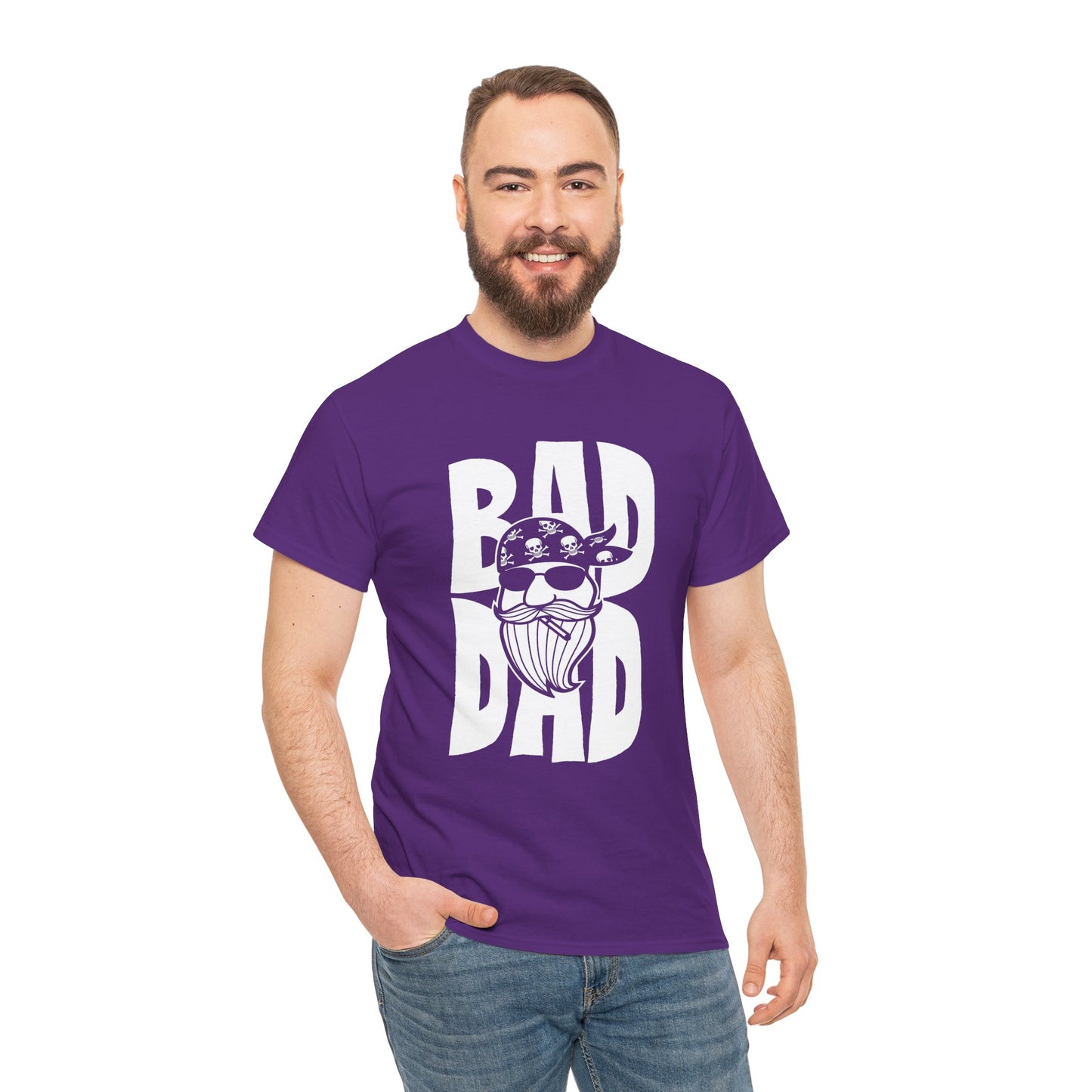 Bad Dad Biker T-Shirt - Comfortable and Stylish for the Ultimate Biker Dad