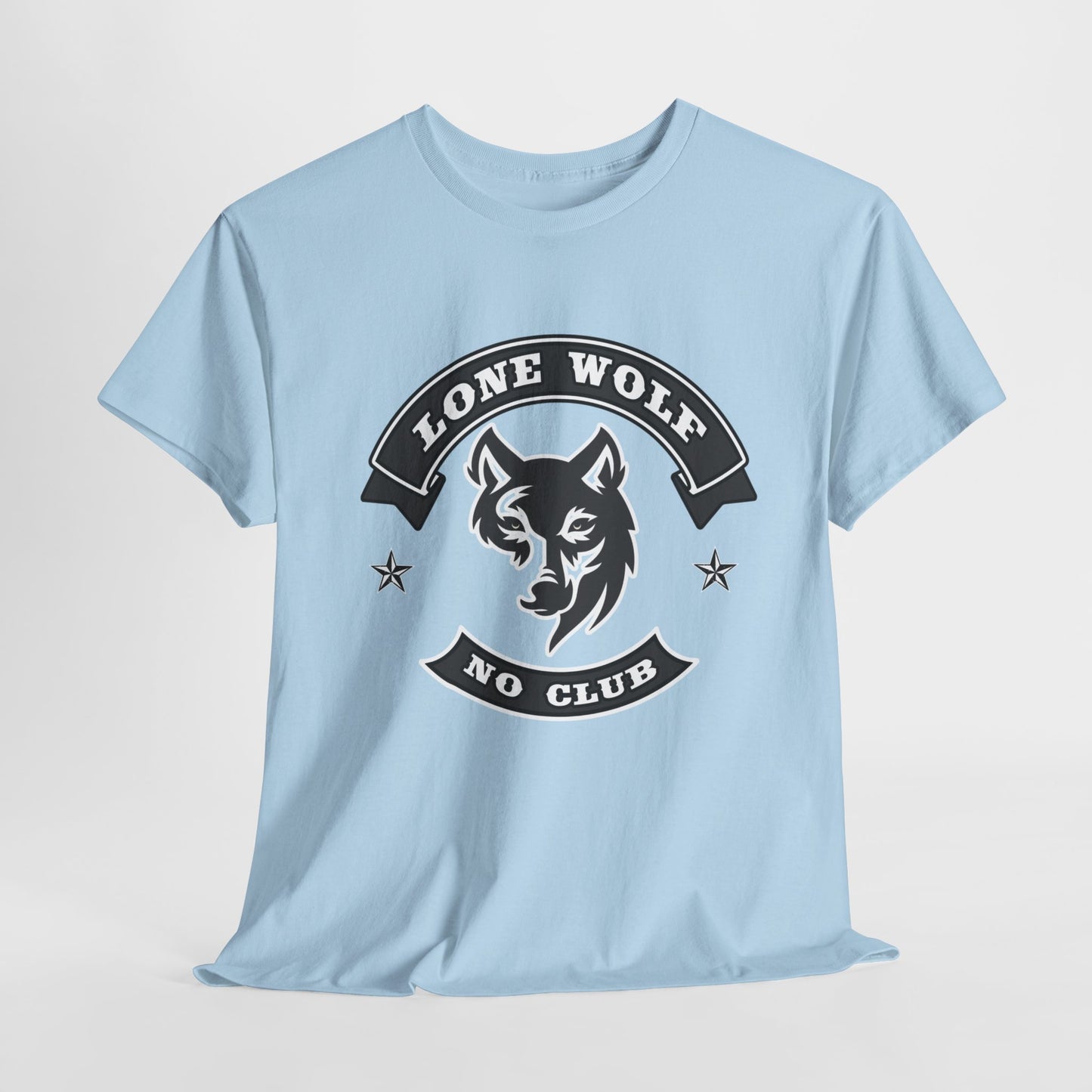 Lone Wolf Tee Shirt - Gildan® 5000 Heavy Cotton™, Classic Fit for the Independent Rider