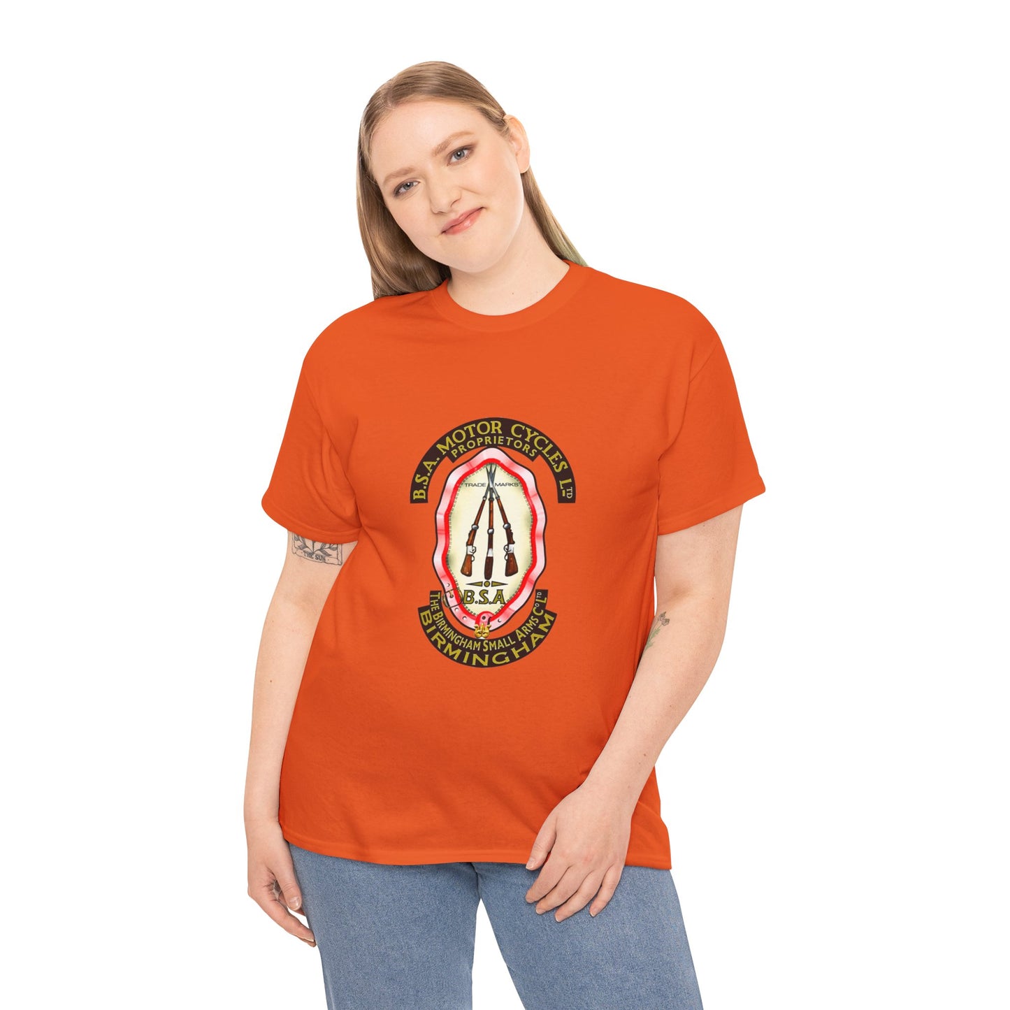 Sporting BSA Rifles T-Shirt - Elegant Design for Outdoor Enthusiasts