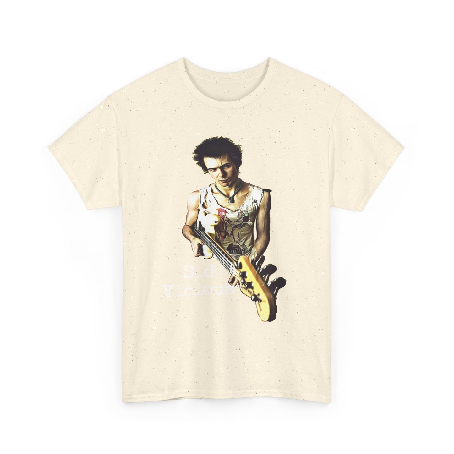 Sid Vicious Design Shirt: Stylish Edge in Heavy Cotton