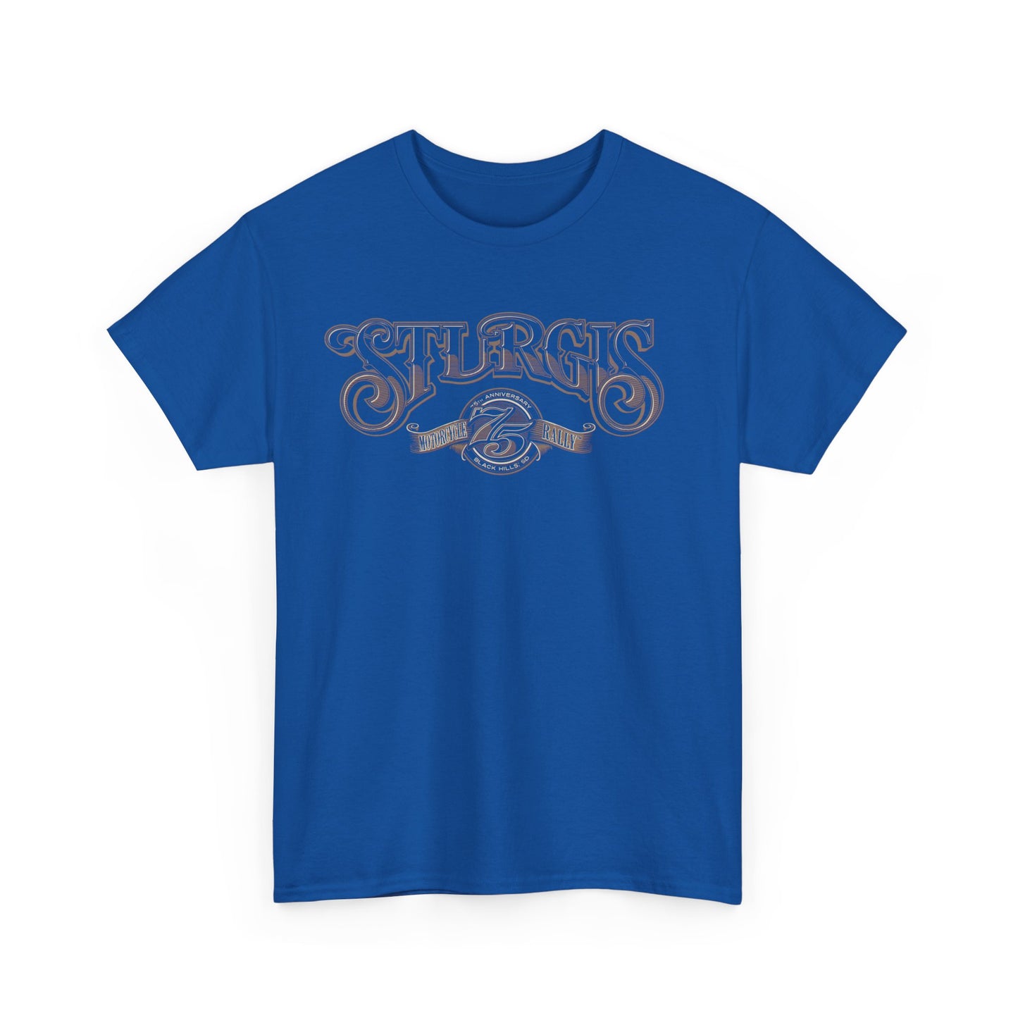 Sturgis 75th Tee - Gildan® 5000 Heavy Cotton™, Classic Midweight Fabric