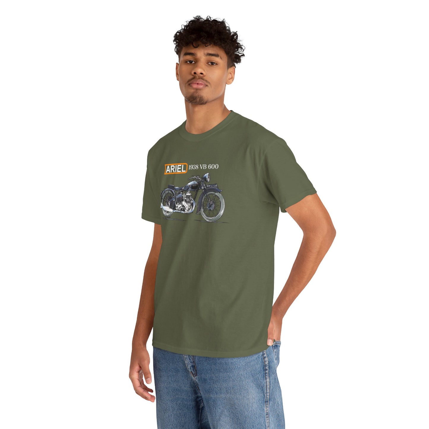 Ariel VB 1938 Vintage Motorcycle T-Shirt - Legendary Style for Riders