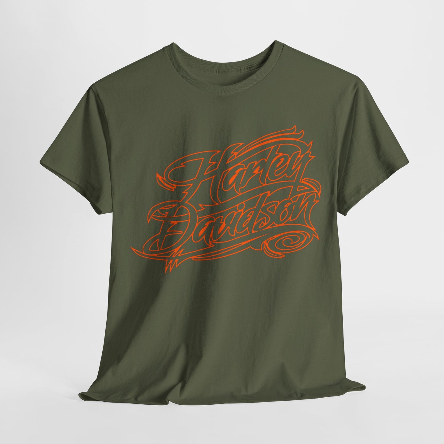 Harley Davidson Classic Fit Tee: Stylish Heavy Cotton Comfort