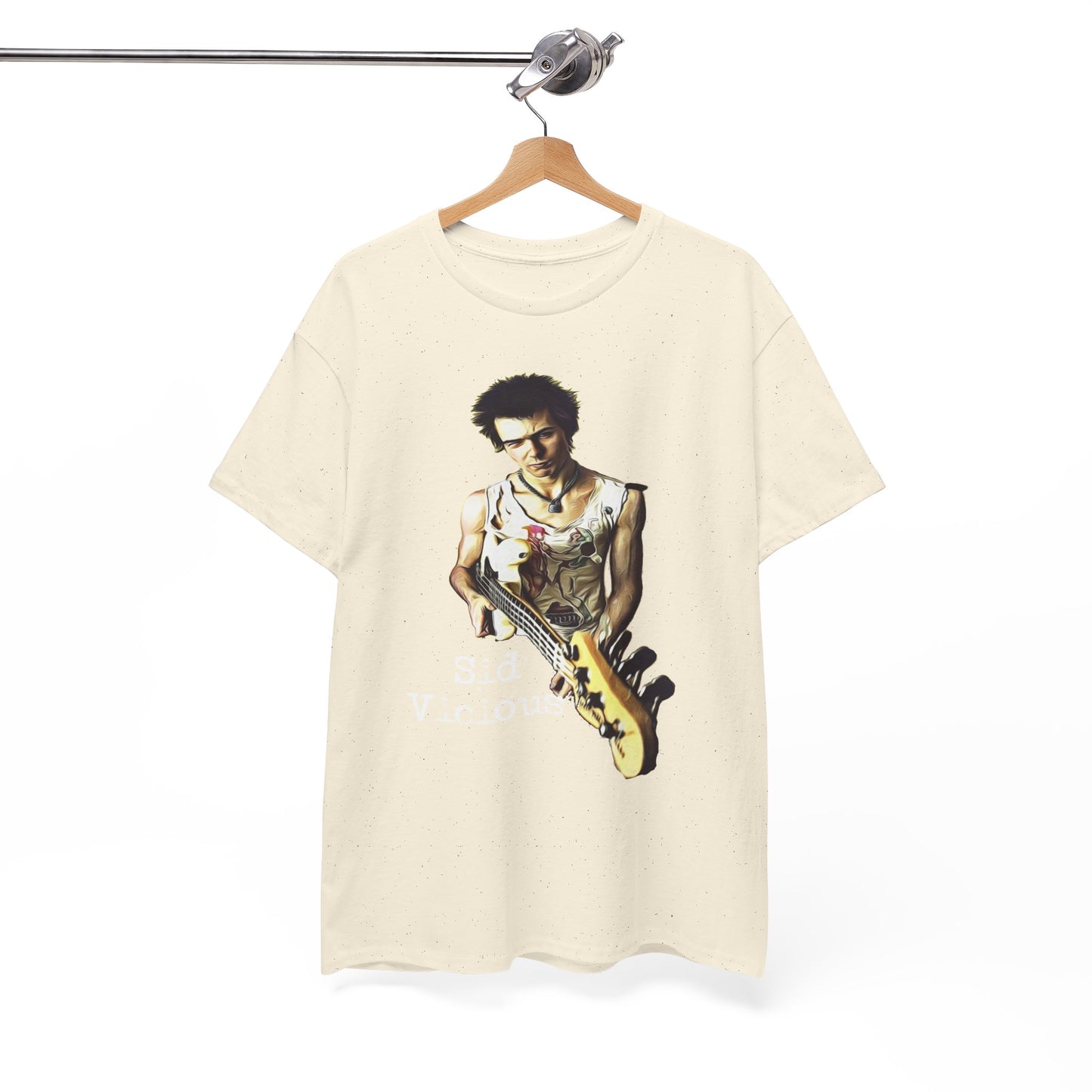 Sid Vicious Design Shirt: Stylish Edge in Heavy Cotton