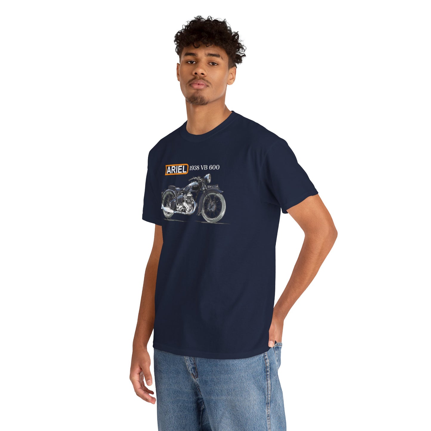 Ariel VB 1938 Vintage Motorcycle T-Shirt - Legendary Style for Riders