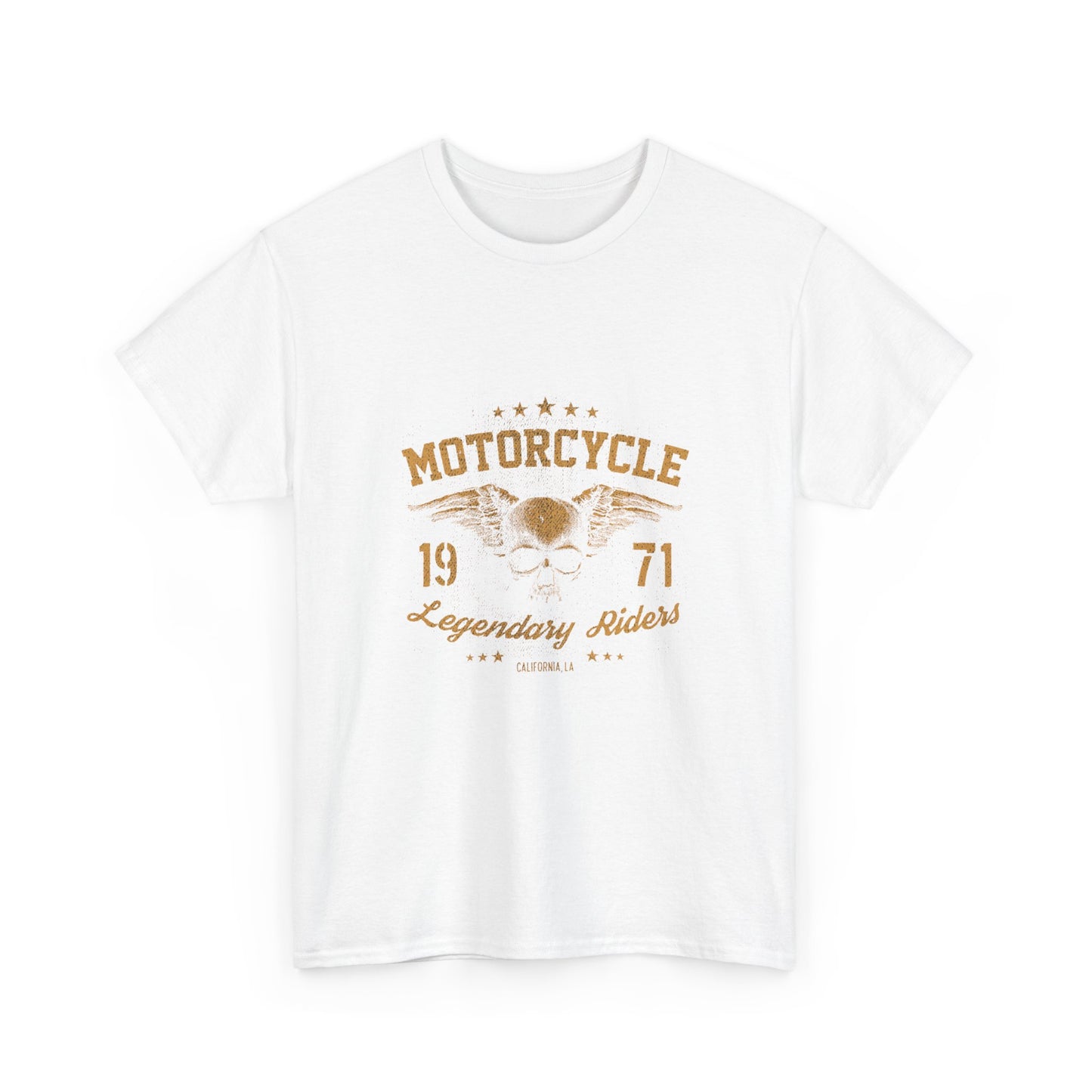 Classic Biker Vibes: Gildan® Heavy Cotton Motorcycle Legend 1971 Shirt