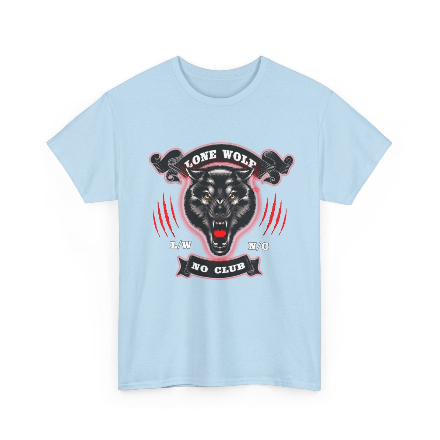 Lone Wolf, No Club Classic Tee