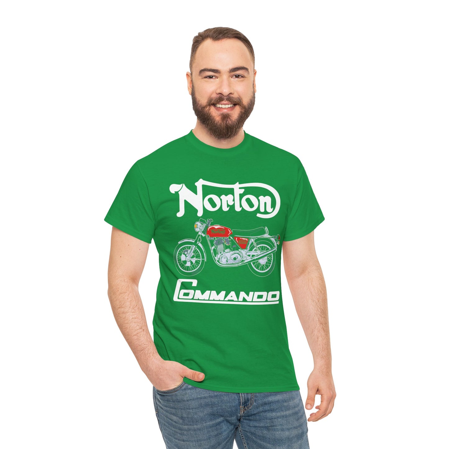Norton Commando T-Shirt: Classic Fit with Gildan® 5000 Heavy Cotton™