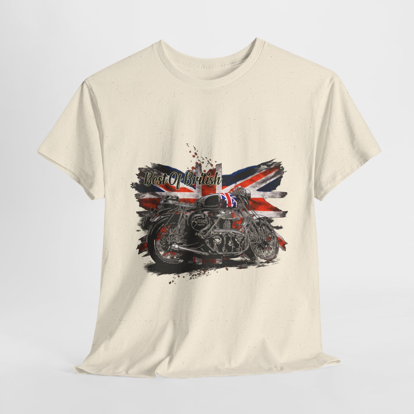 Classic Fit Best of British Biker Shirt - Double-Needle Hems