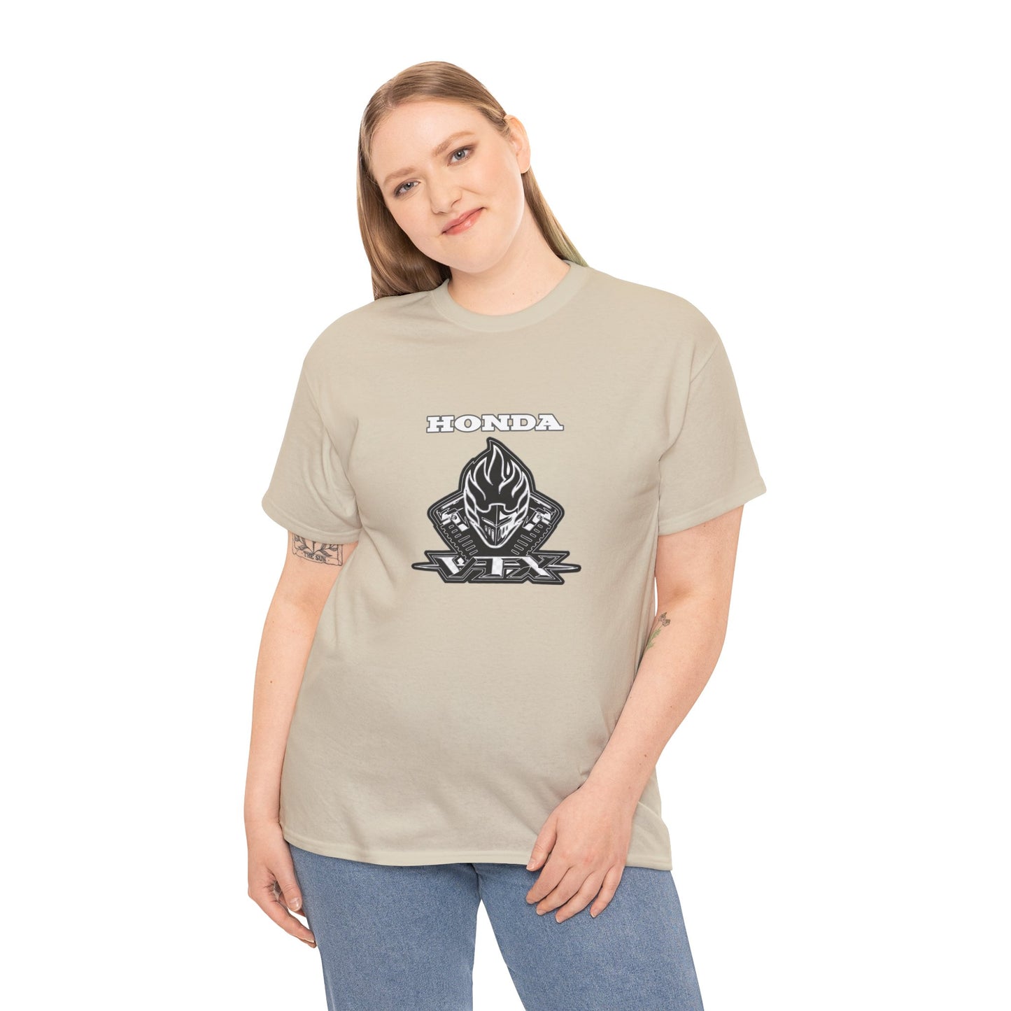 Honda VTX Logo Tee in Rib Collar Gildan® 5000 Fit