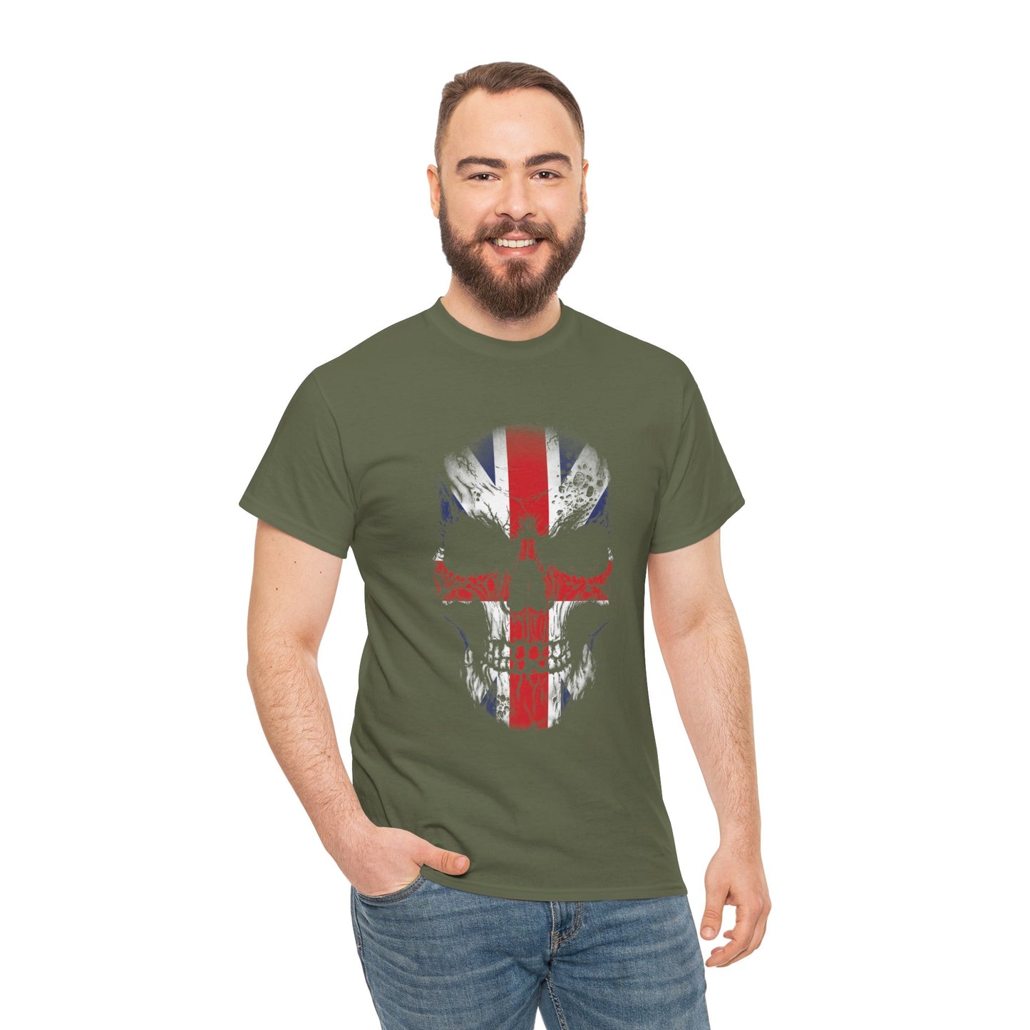 UK Skull Flag: Edgy Style T-Shirt