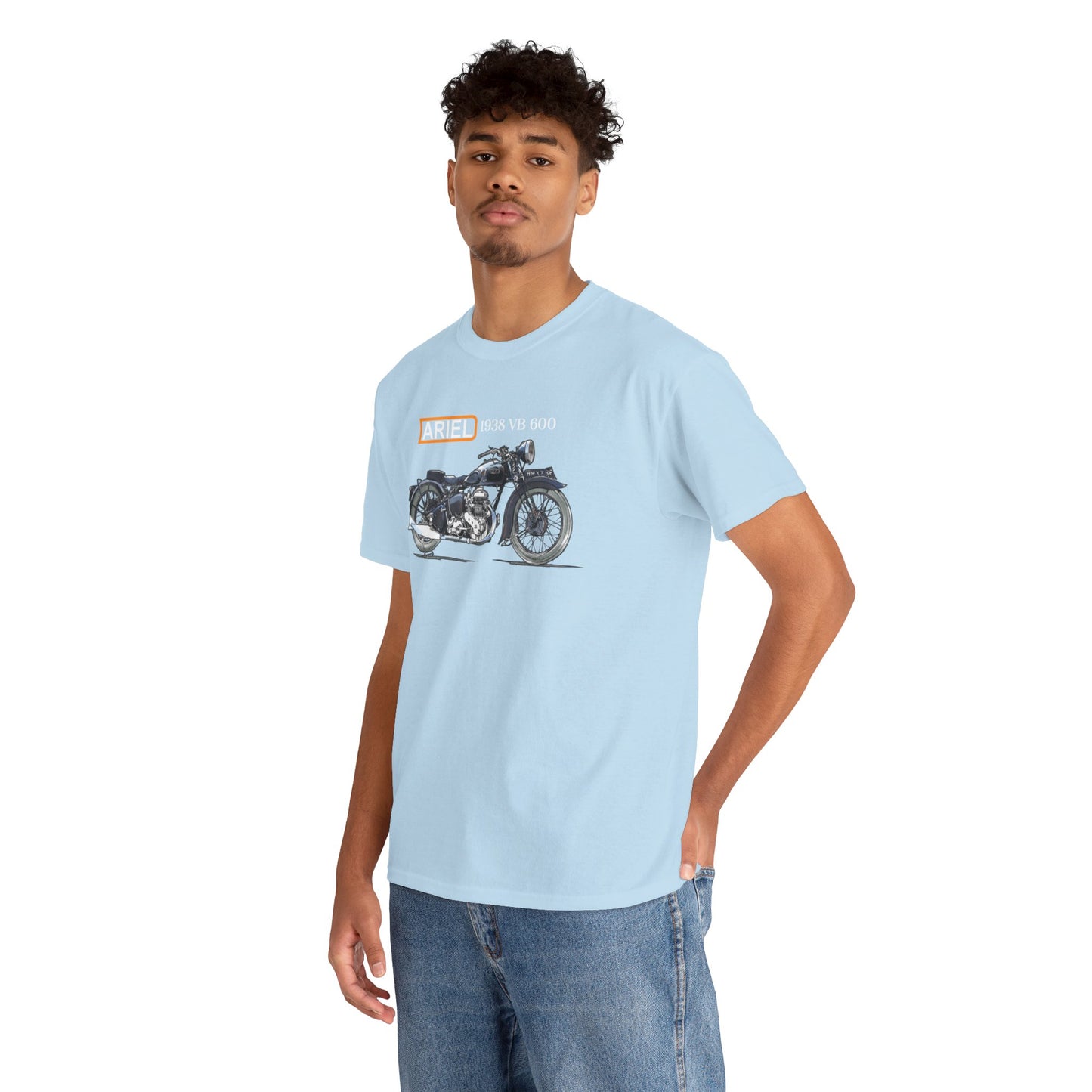 Ariel VB 1938 Vintage Motorcycle T-Shirt - Legendary Style for Riders