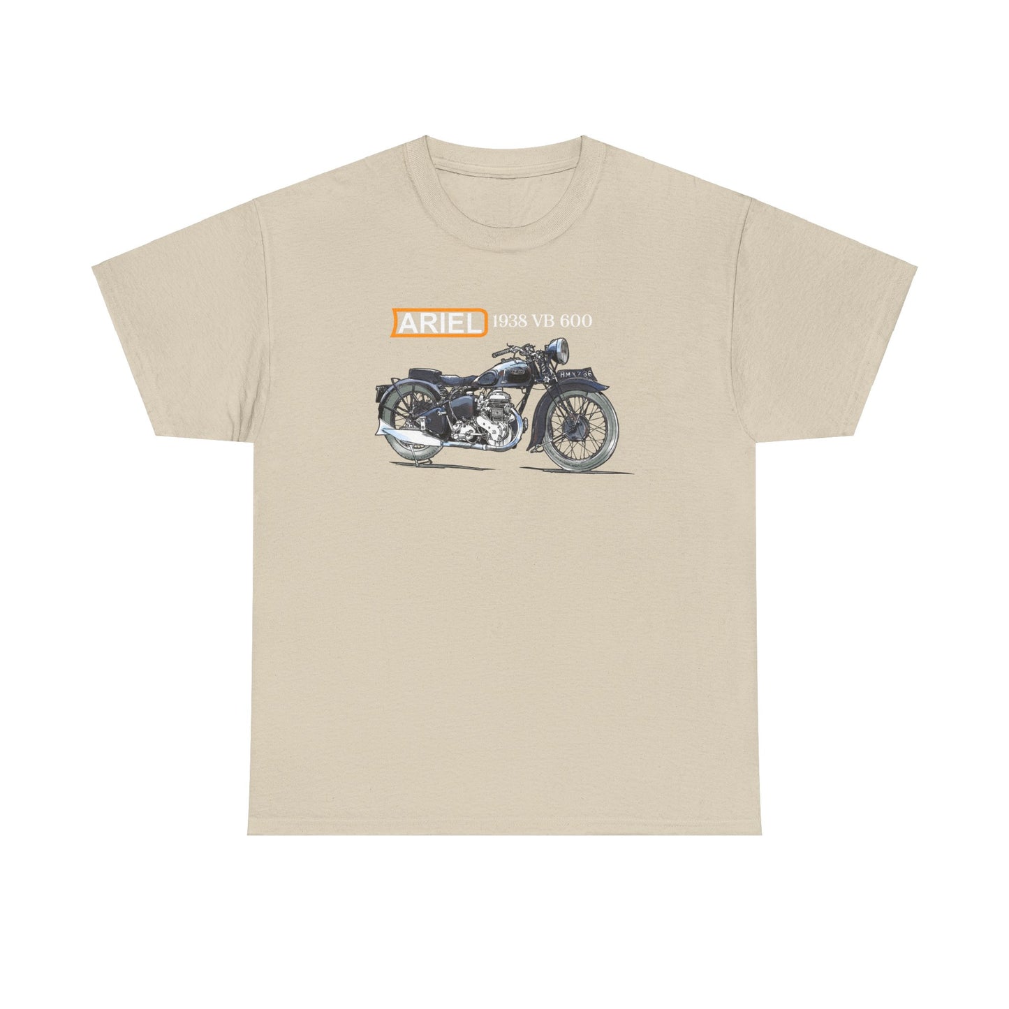 Ariel VB 1938 Vintage Motorcycle T-Shirt - Legendary Style for Riders