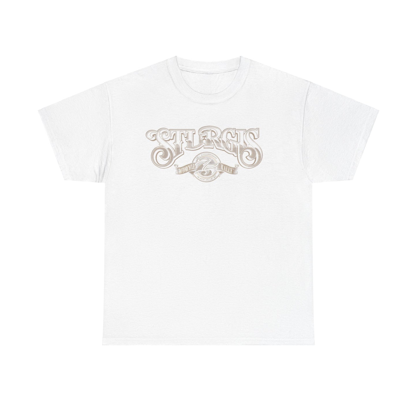 Sturgis 75th Tee - Gildan® 5000 Heavy Cotton™, Classic Midweight Fabric