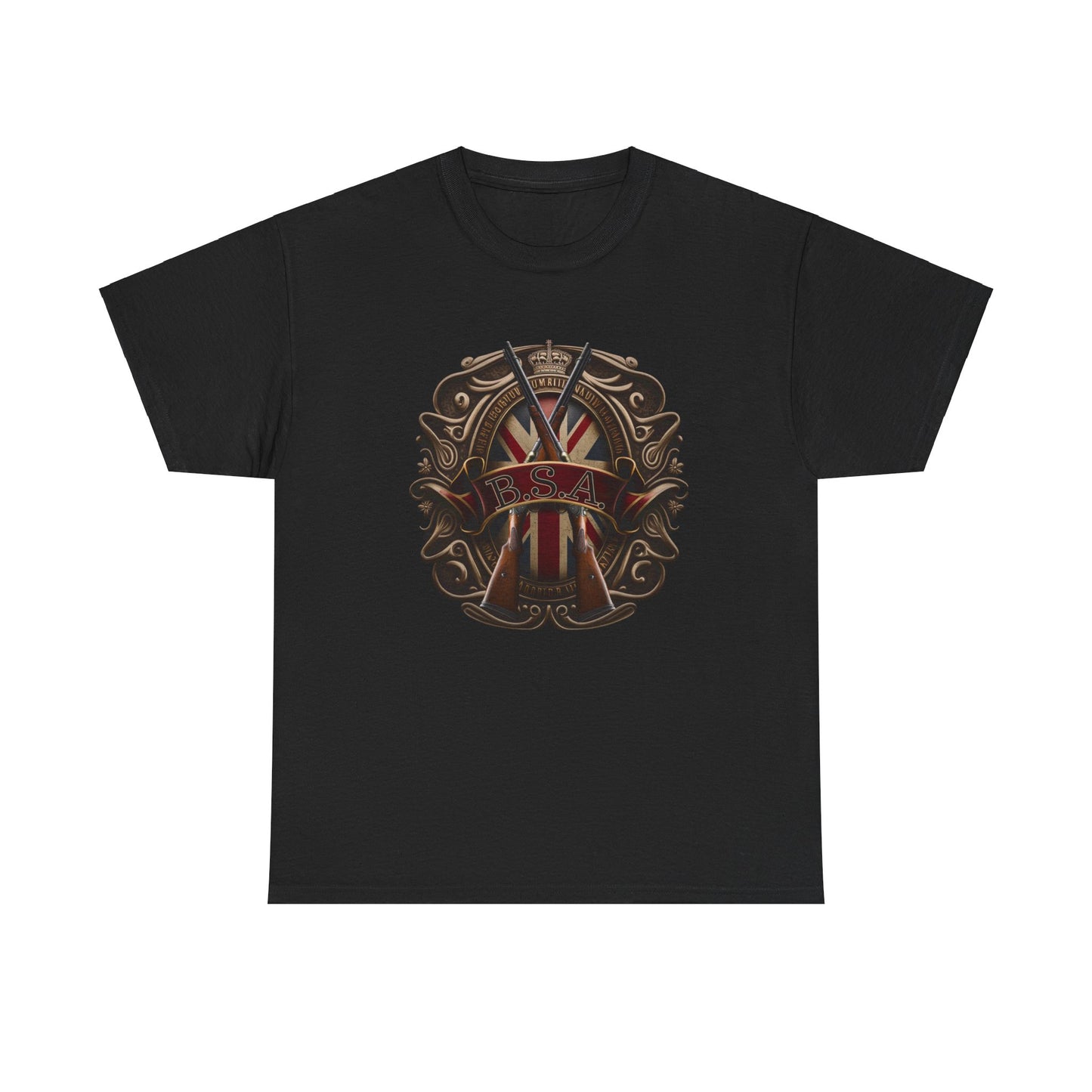 Classic BSA Motorcycles T-Shirt - Gildan® 5000 Heavy Cotton™, Perfect for Riders & Collectors