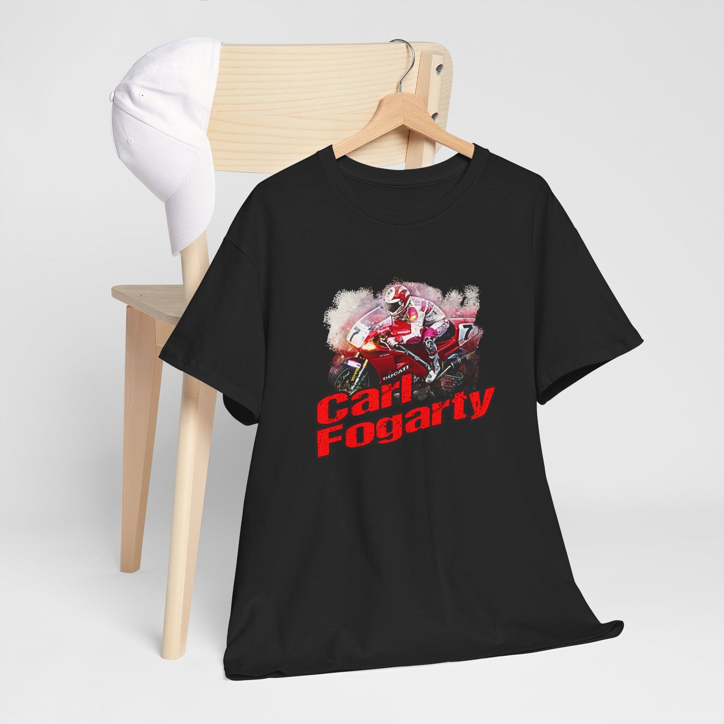 Heavy Cotton Carl Fogarty Motorcycle Legend Shirt