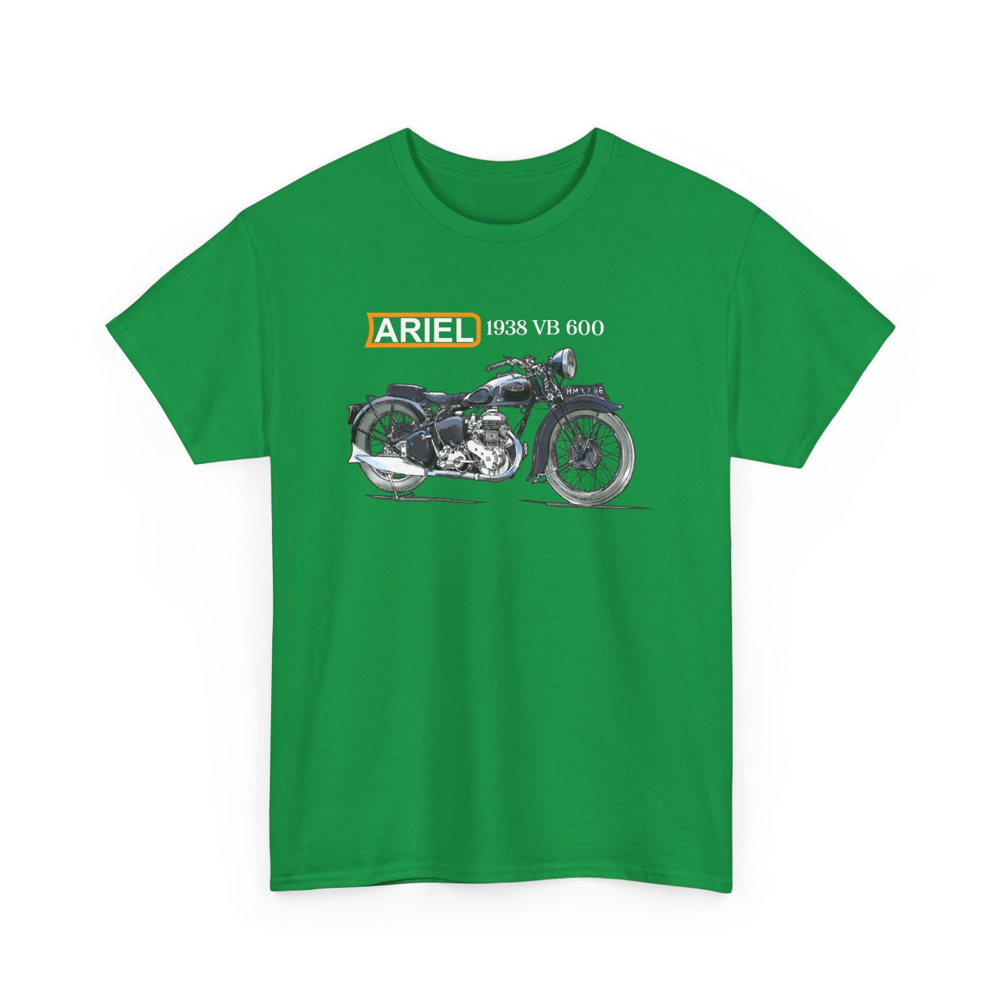 Ariel VB 1938 Vintage Motorcycle T-Shirt - Legendary Style for Riders